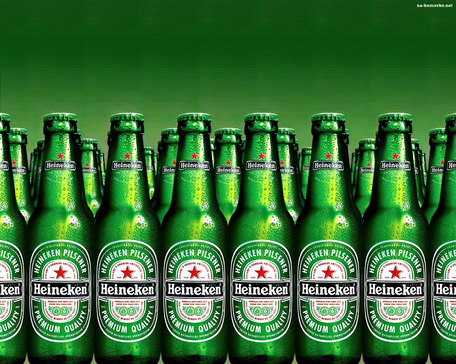 Heineken, Rzędy, Butelek