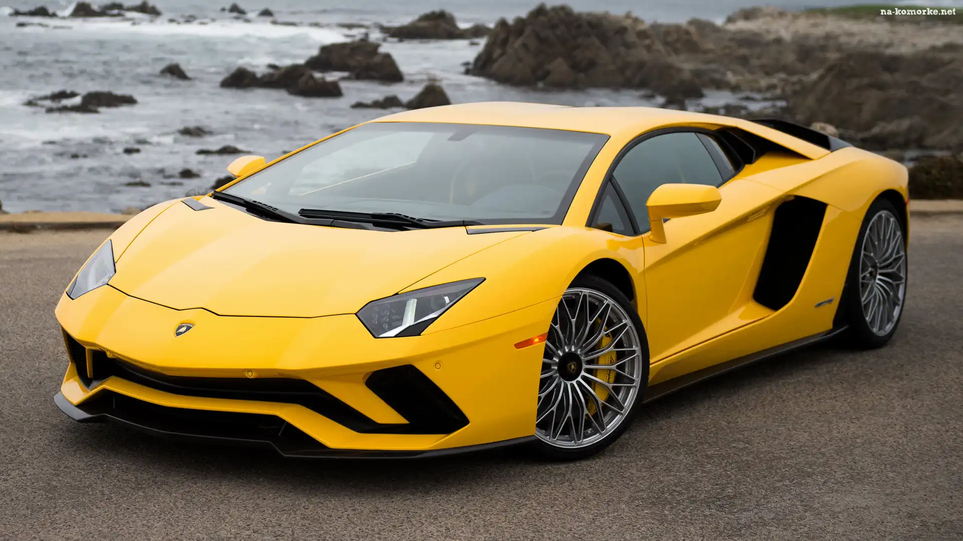 Żółte, Lamborghini Aventador S