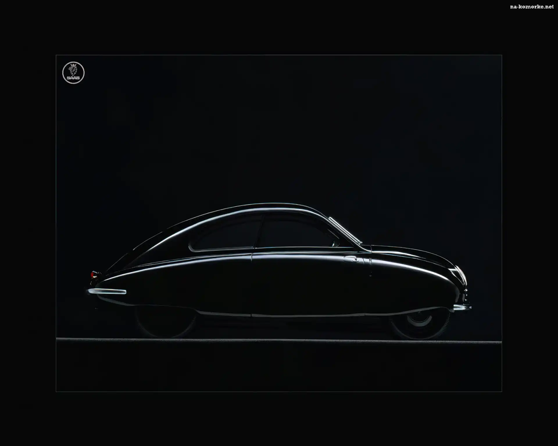 Saab, czrny
