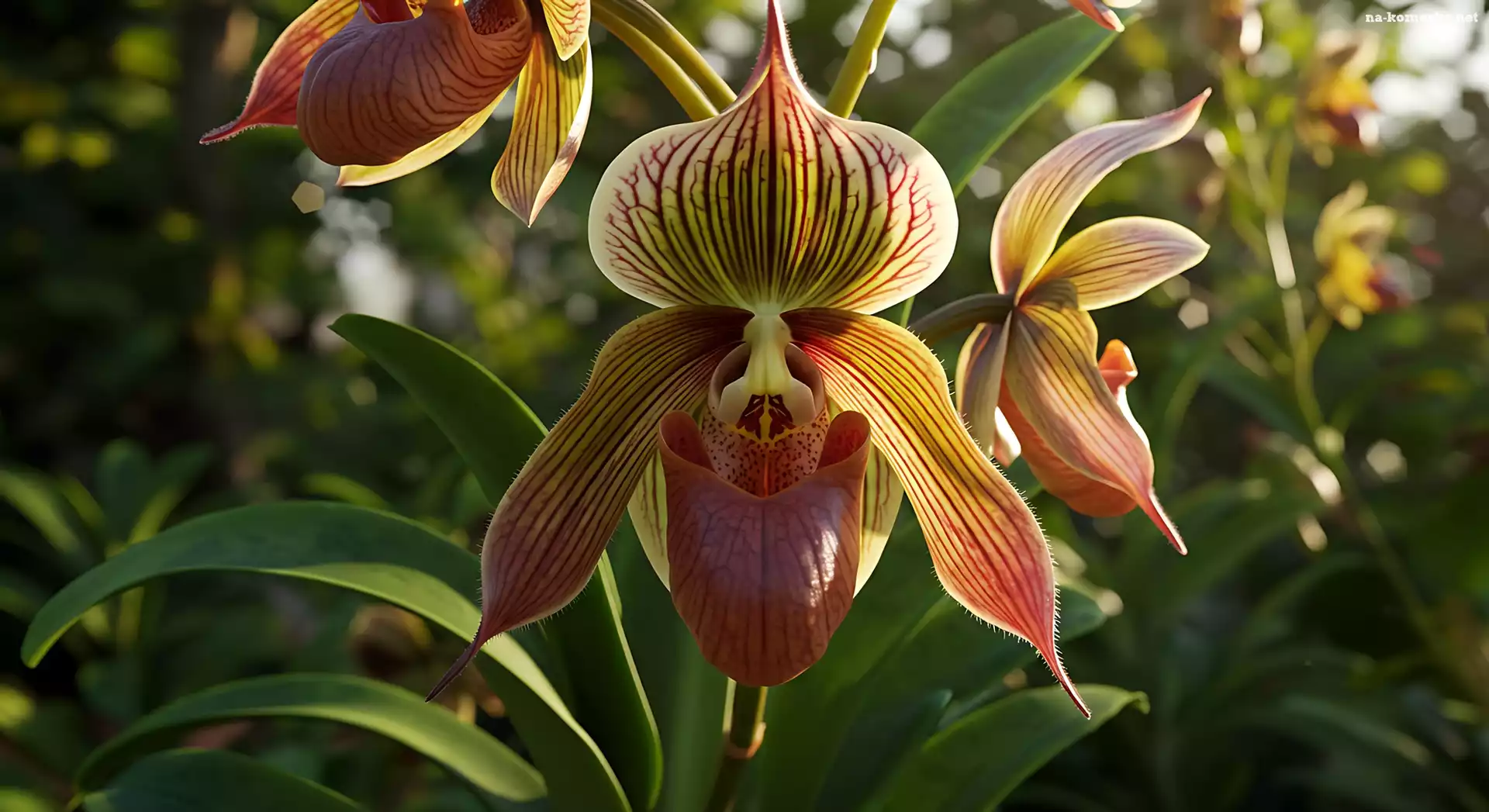 Orchidea, Sabotek, Kwiat, Storczyk, Grafika