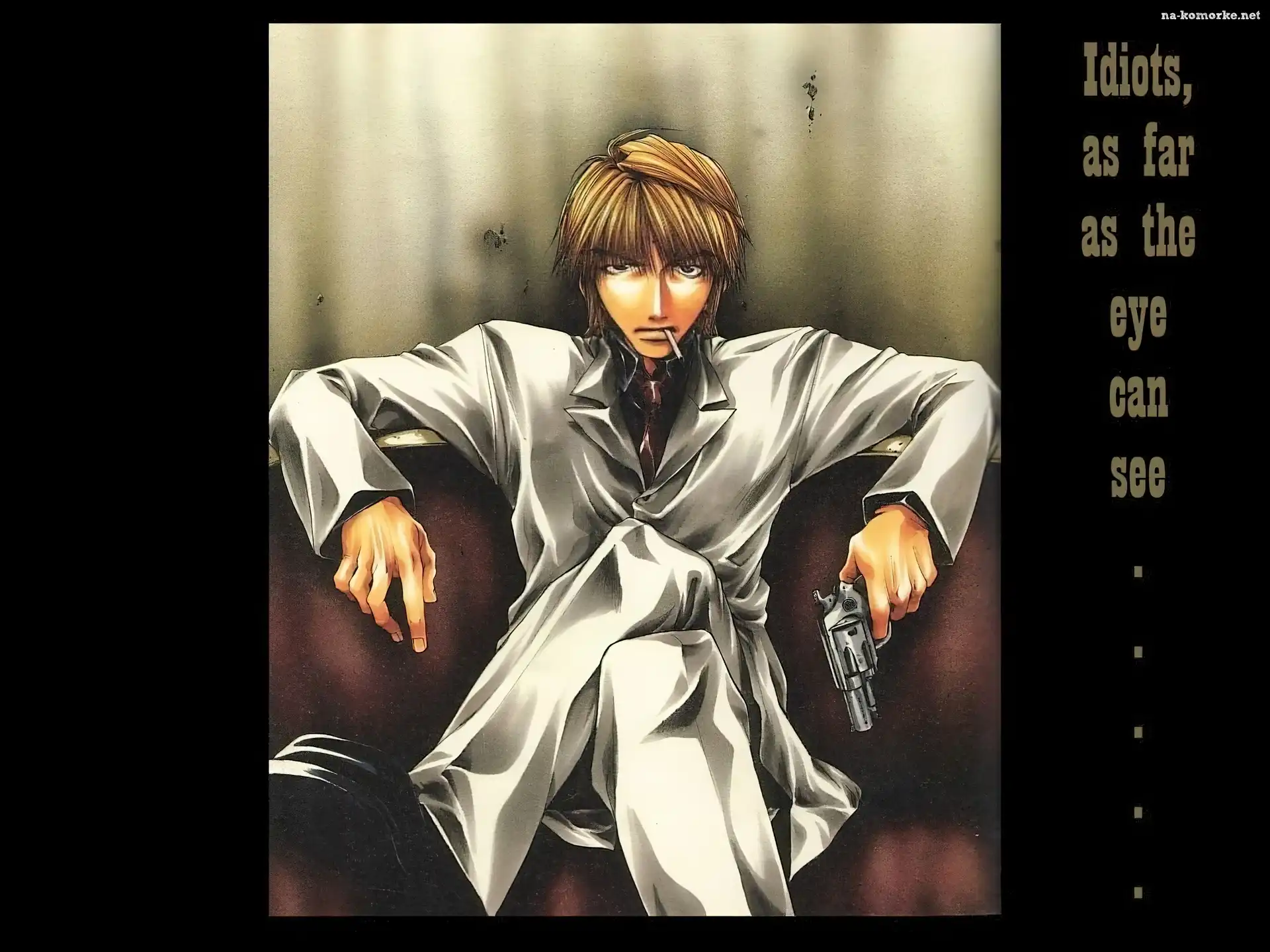 Saiyuki, facet, idiots, gun