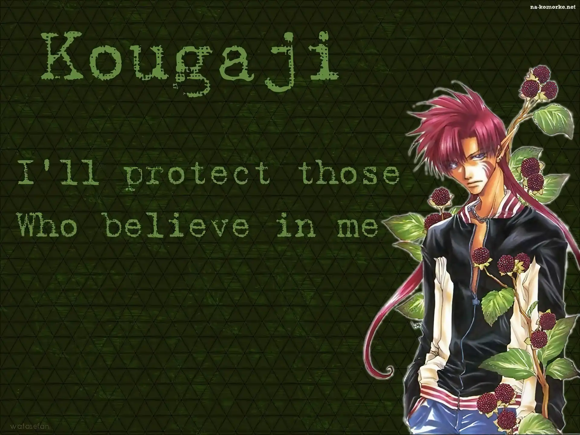 Saiyuki, człowiek, kwiaty, wiara