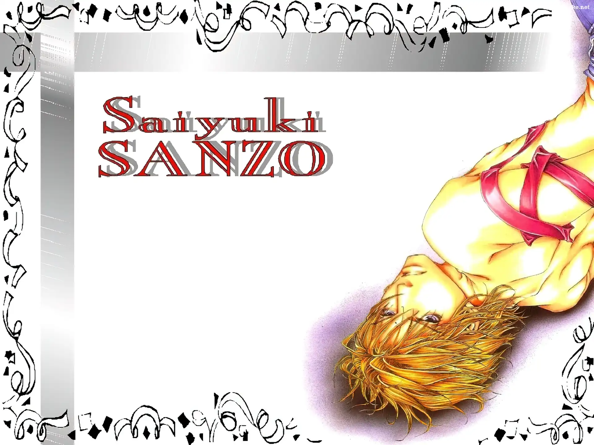 Saiyuki, sanzo, opaska, postać