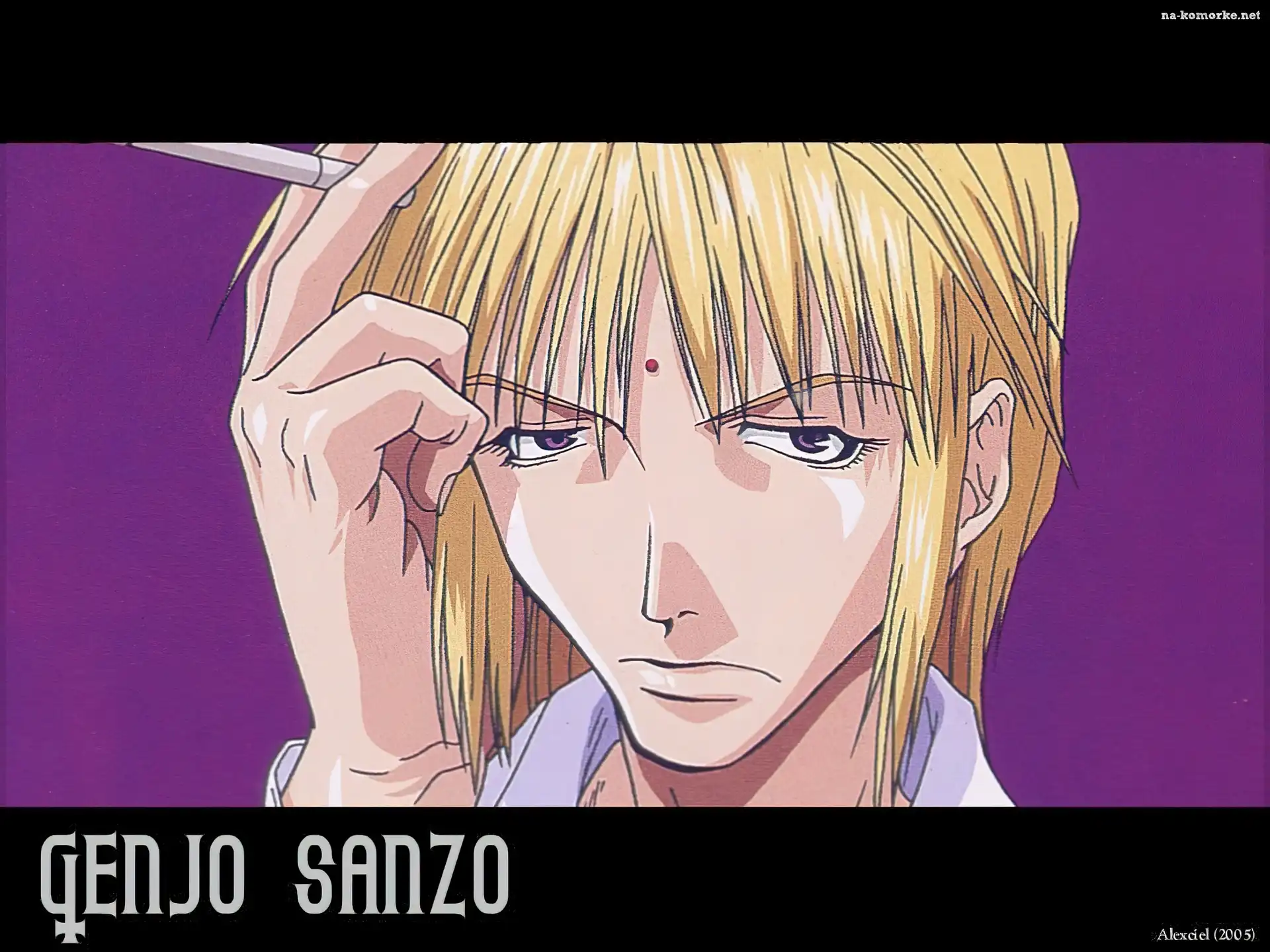 Saiyuki, sanzo, papieros, genjo