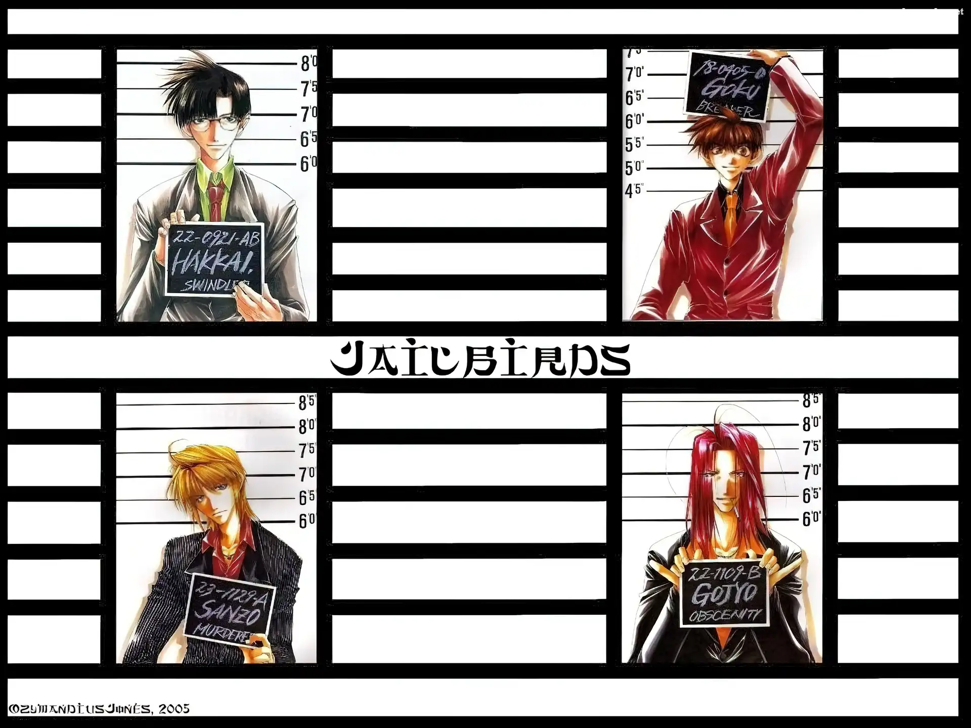 Saiyuki, zdjęcie, rozpoznanie, postacie