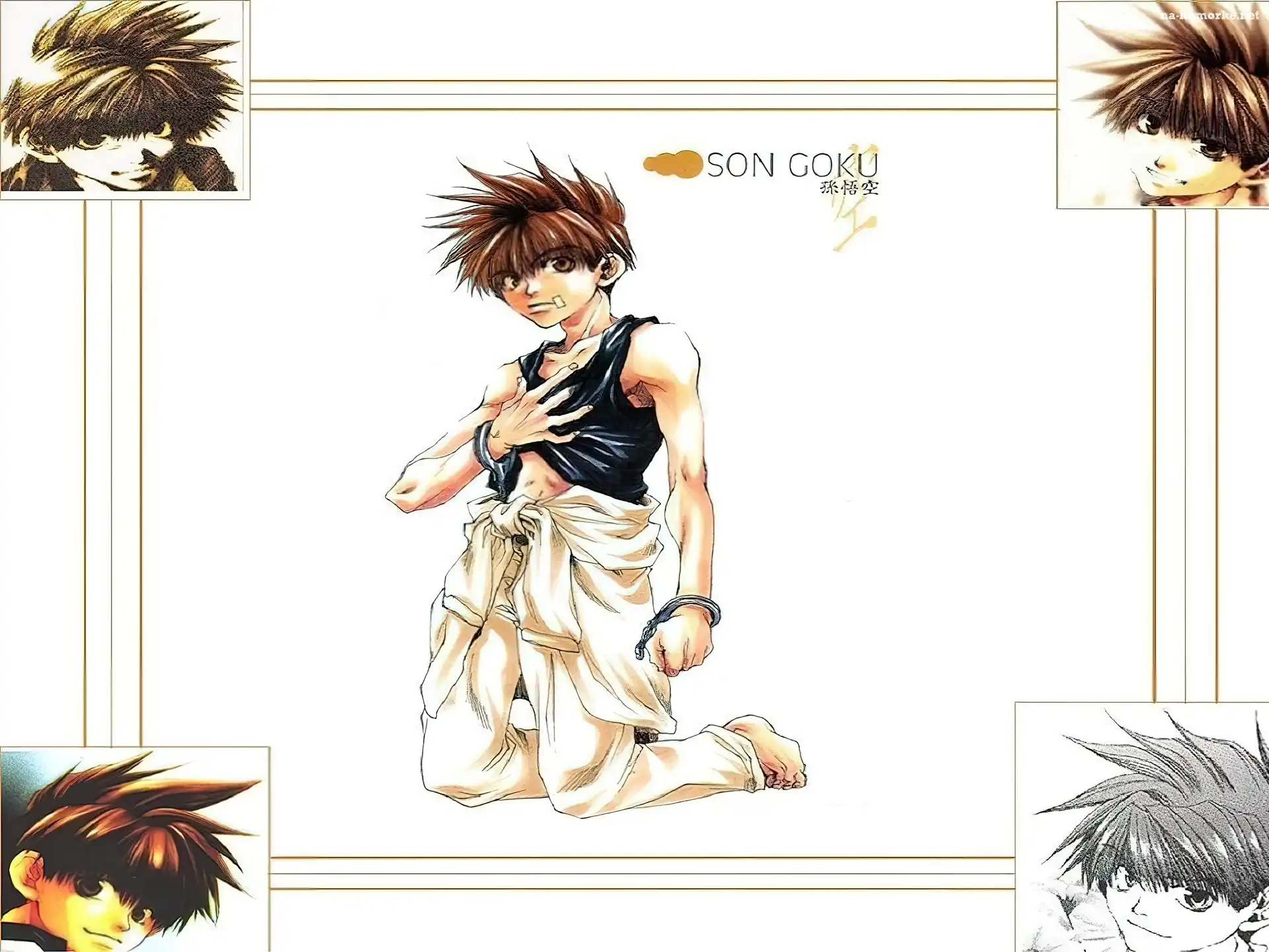 goku, facet, Saiyuki, son