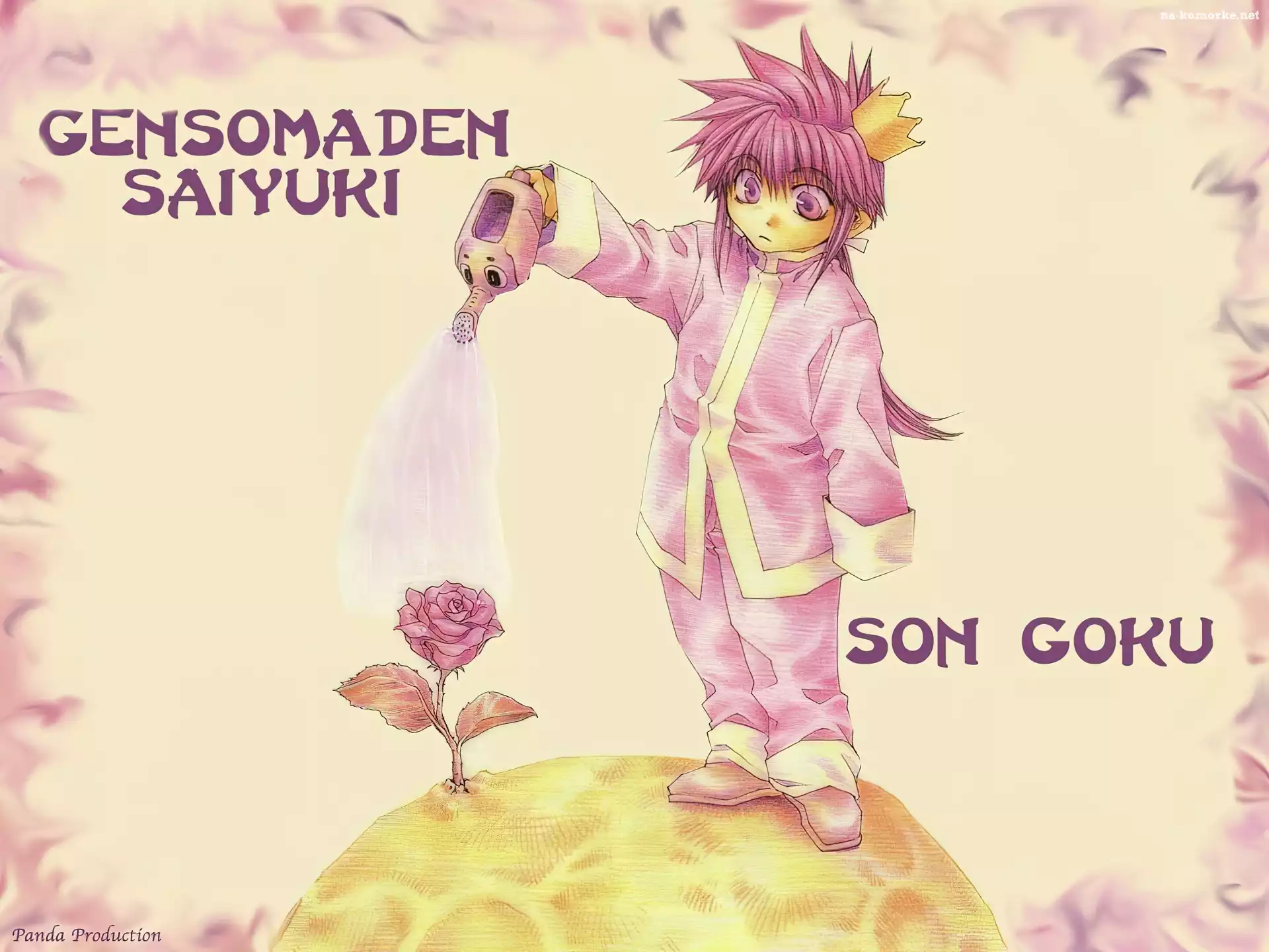 Saiyuki, kwiat, son, goku