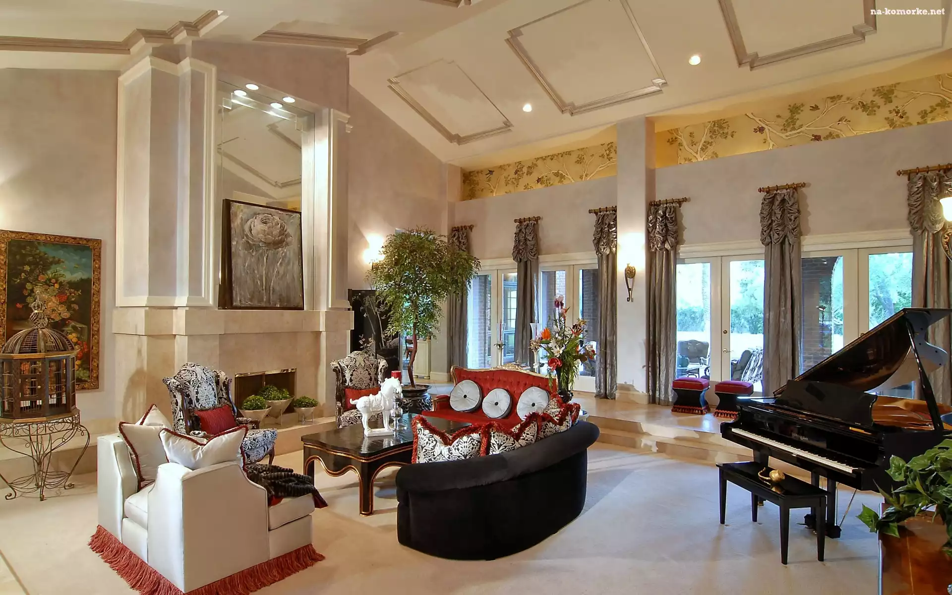 Dom, Salon, Fortepian