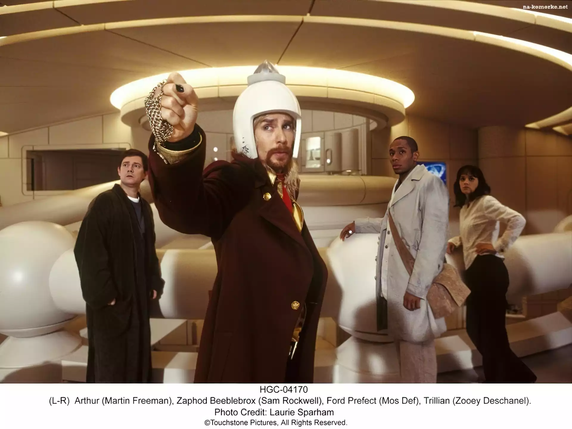 Sam Rockwell, Hitchhikers Guide To The Galaxy, Zooey Deschanel, Mos Def, Martin Freeman