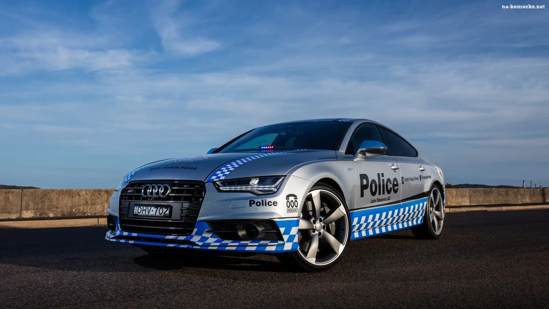 Samochód, 2016, Policyjny, Audi S7 Sportback