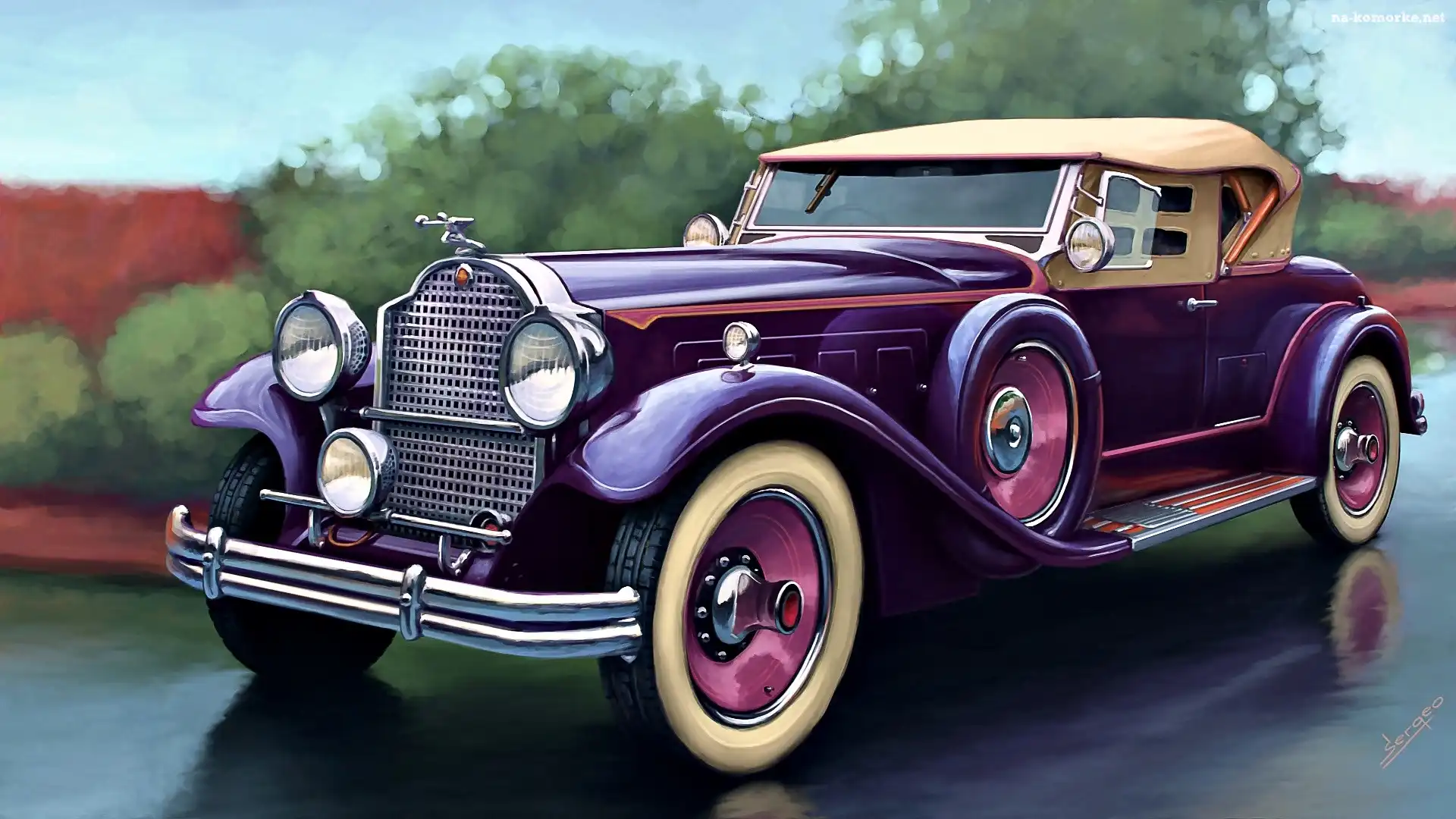 Samochód, Deluxe, Zabytkowy, Packard