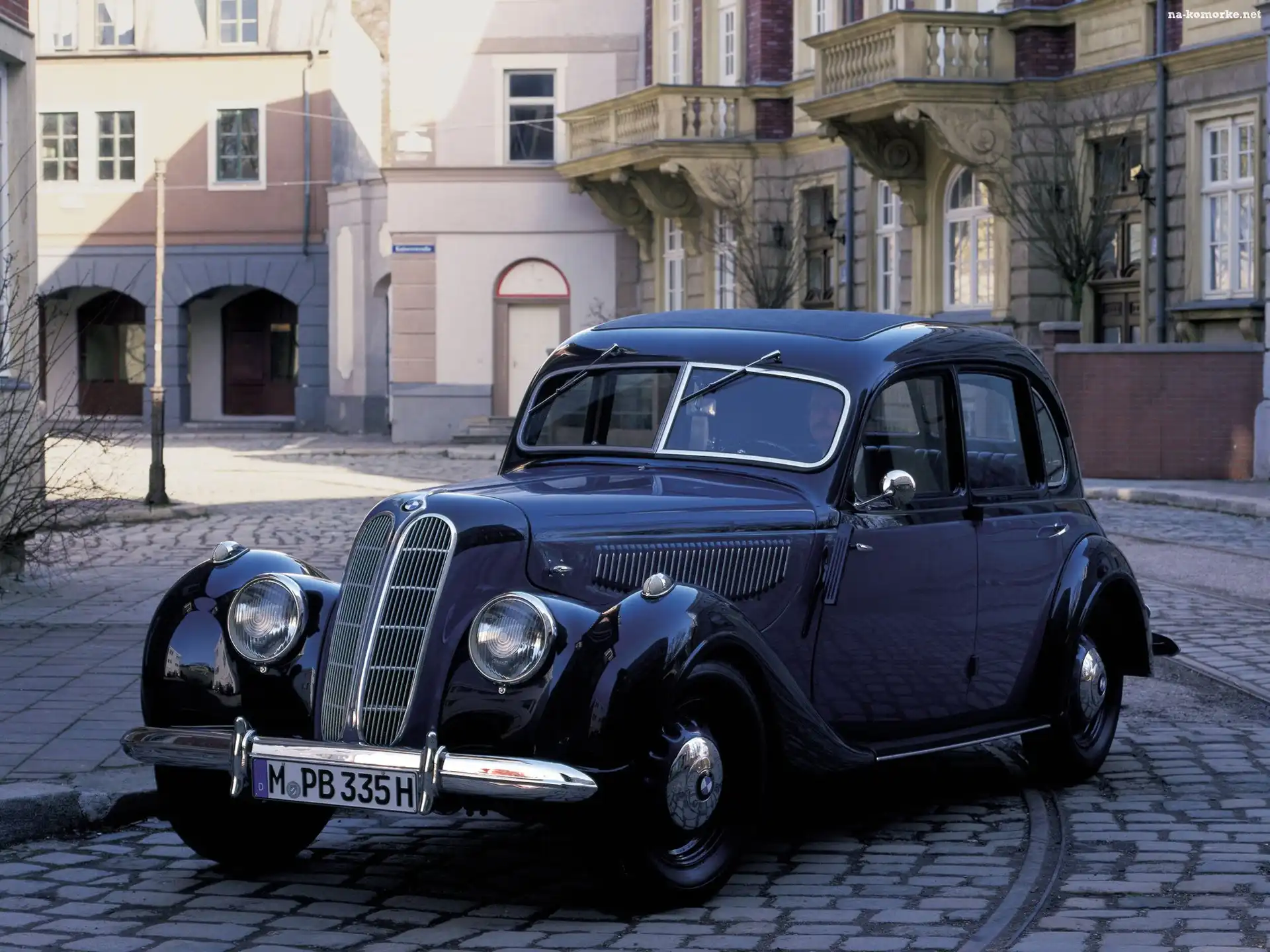Samochód, Ulica, Zabytkowy, BMW