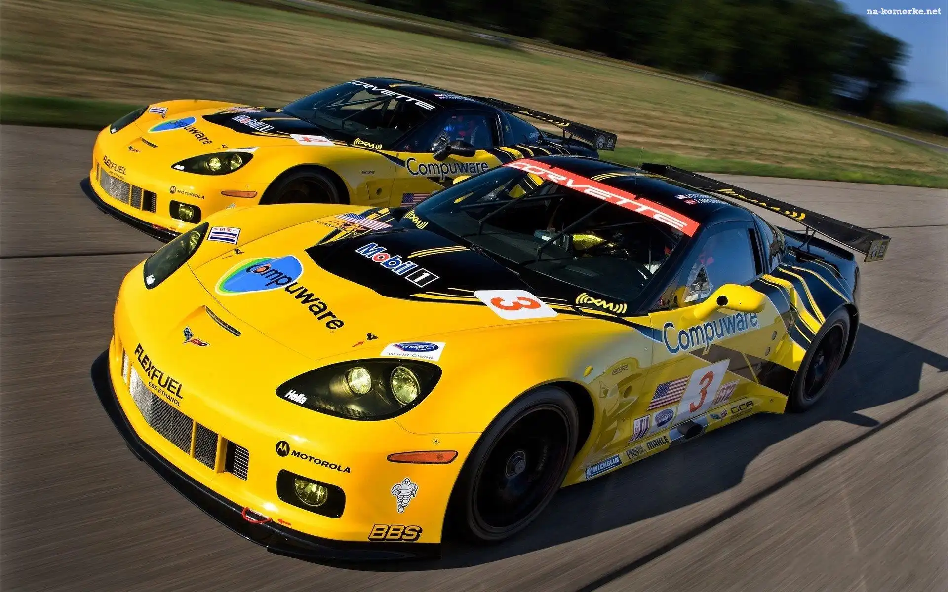 Samochody, Droga, Chevrolet, Corvette