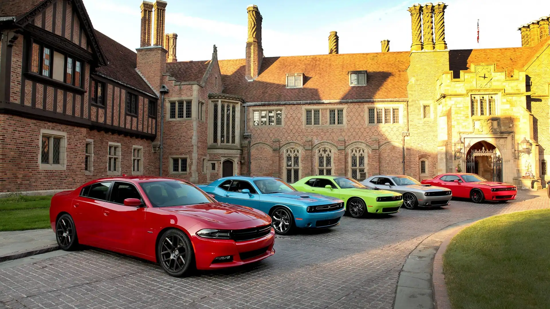 Samochody, Domy, Dodge, Challenger
