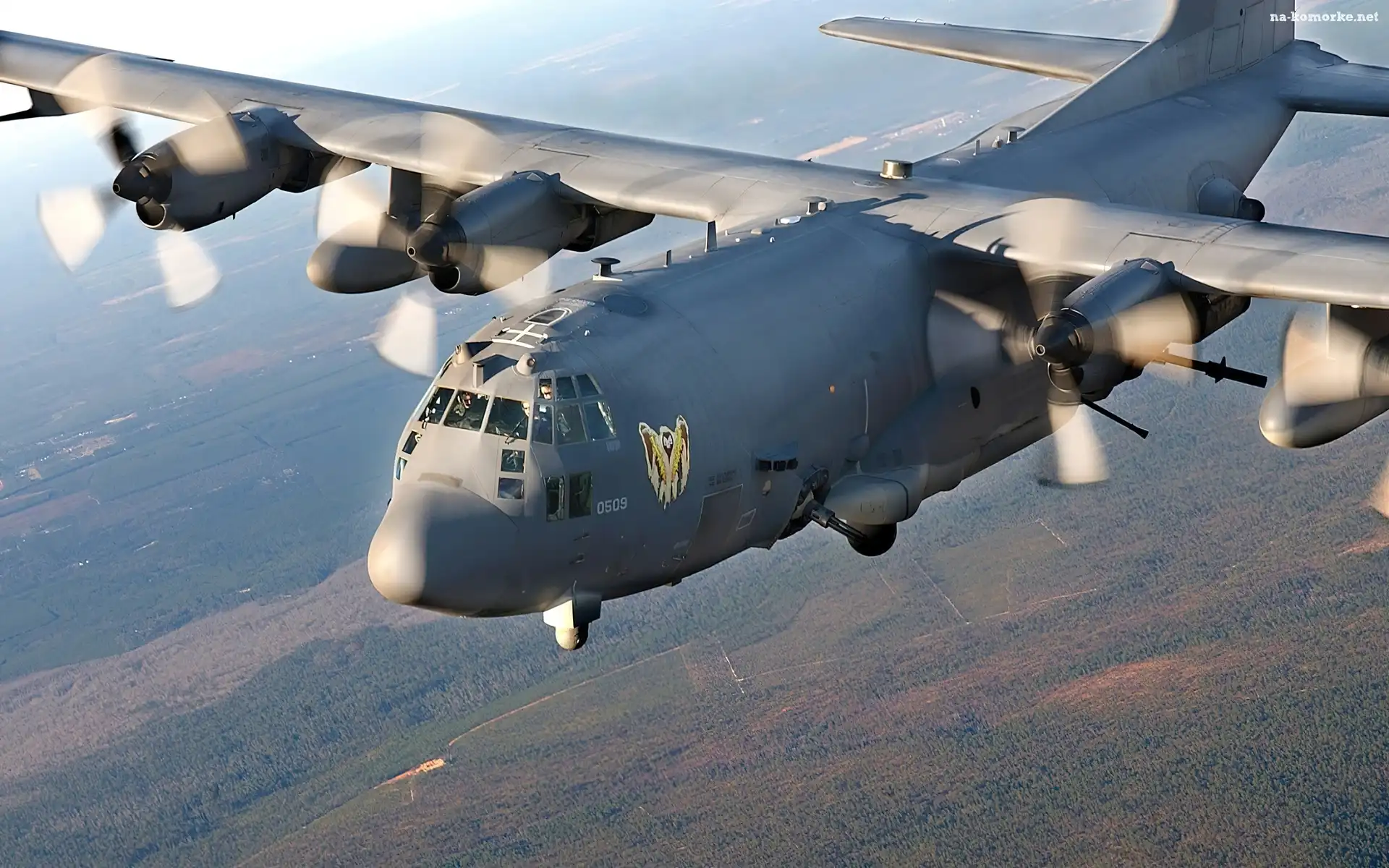 Samolot, Wojskowy, AC-130H Spectre