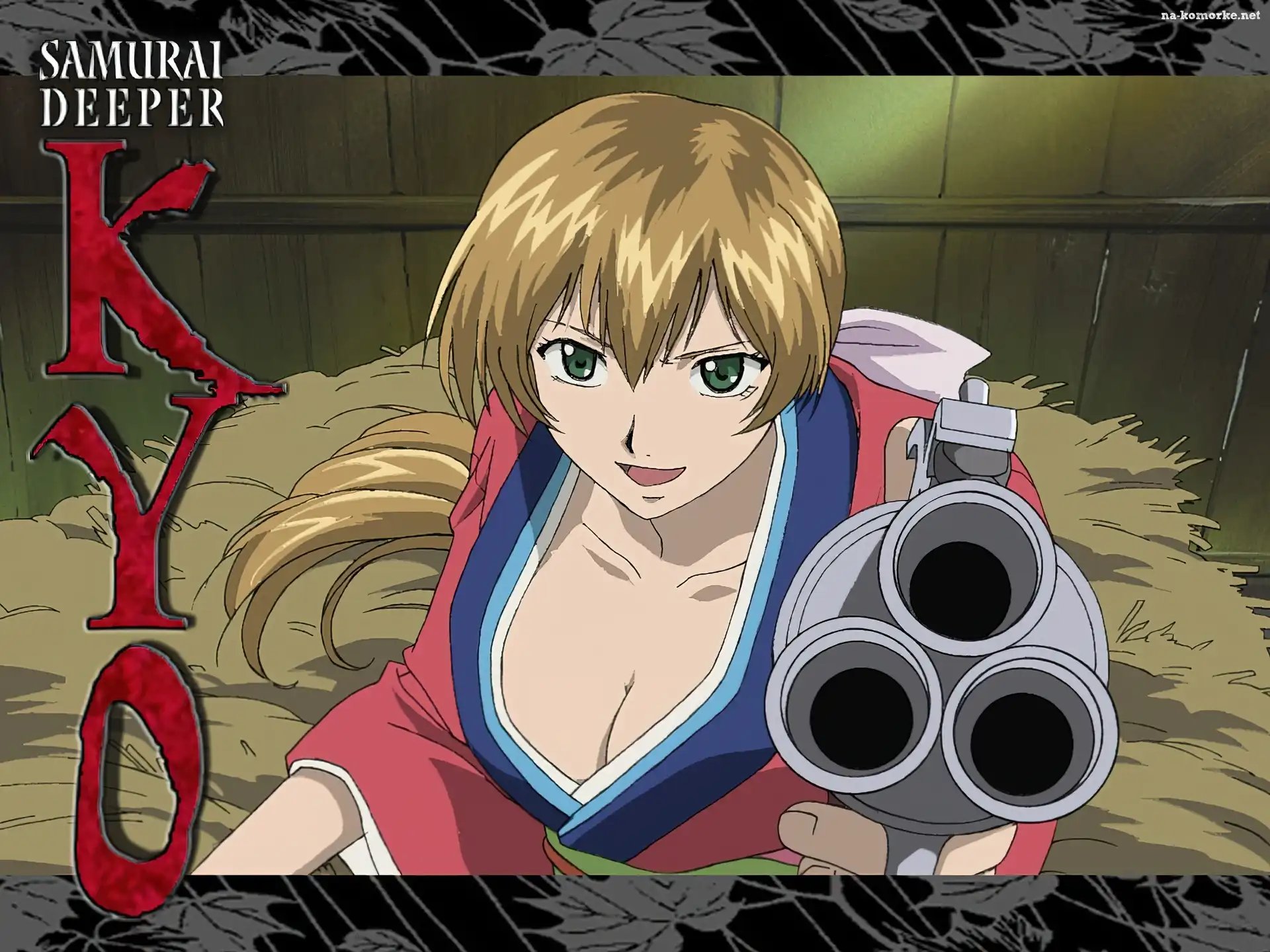 Samurai Deeper Kyo, pistolet, kobieta