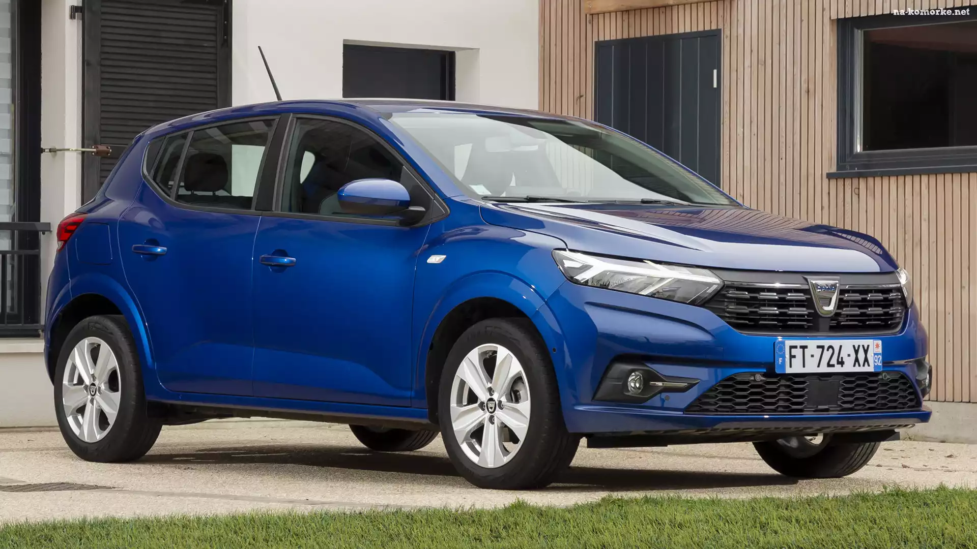 Niebieska, 2020, Dacia Sandero