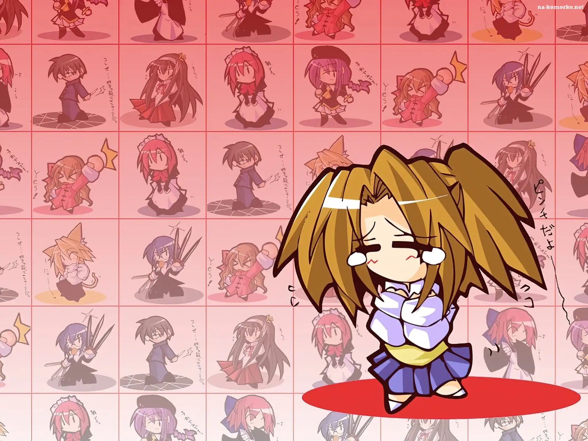 Shingetsutan Tsukihime, jasne włosy