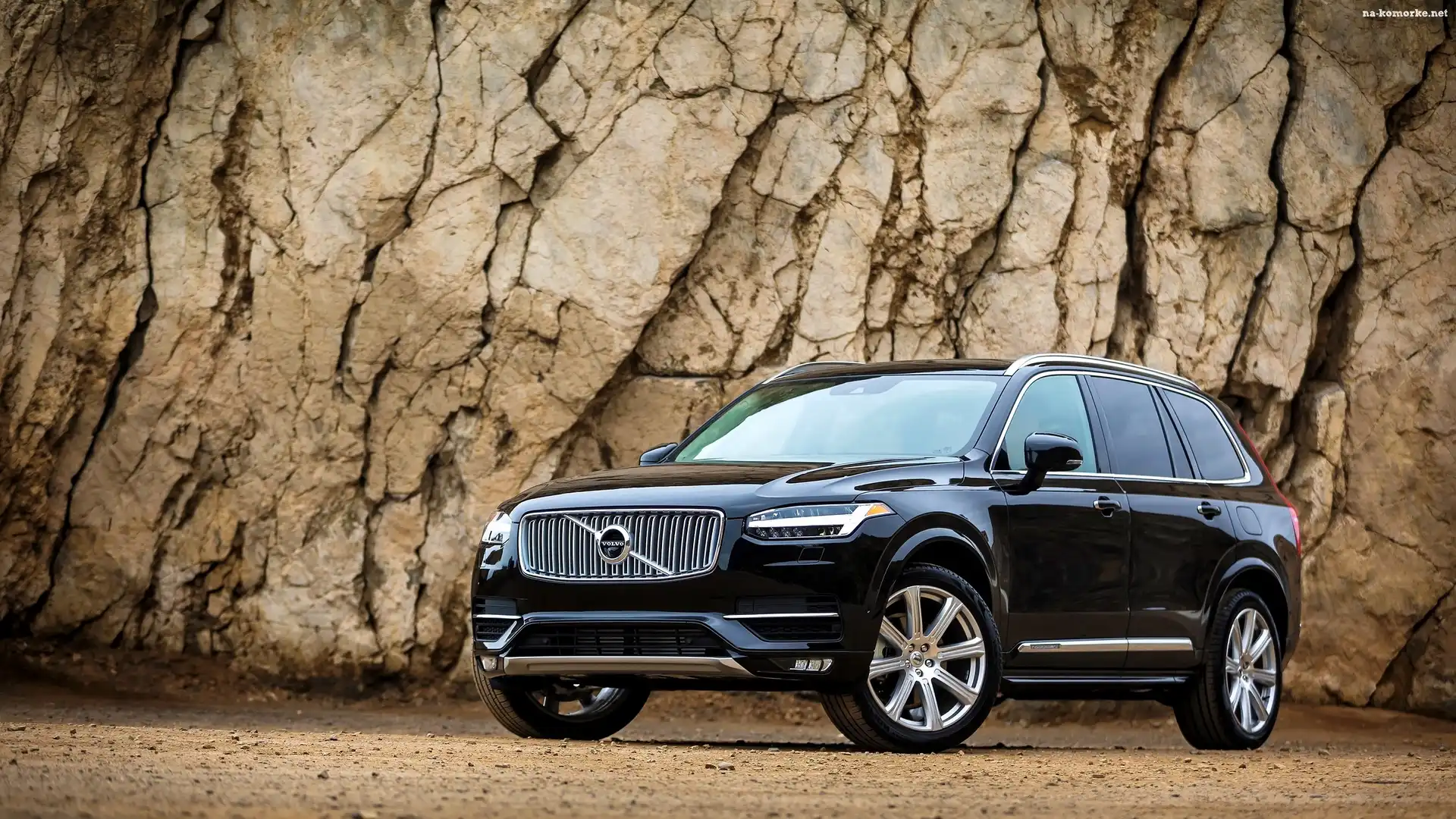Czarne, Skały, Volvo XC90 T8 Excellence Edition, 2016