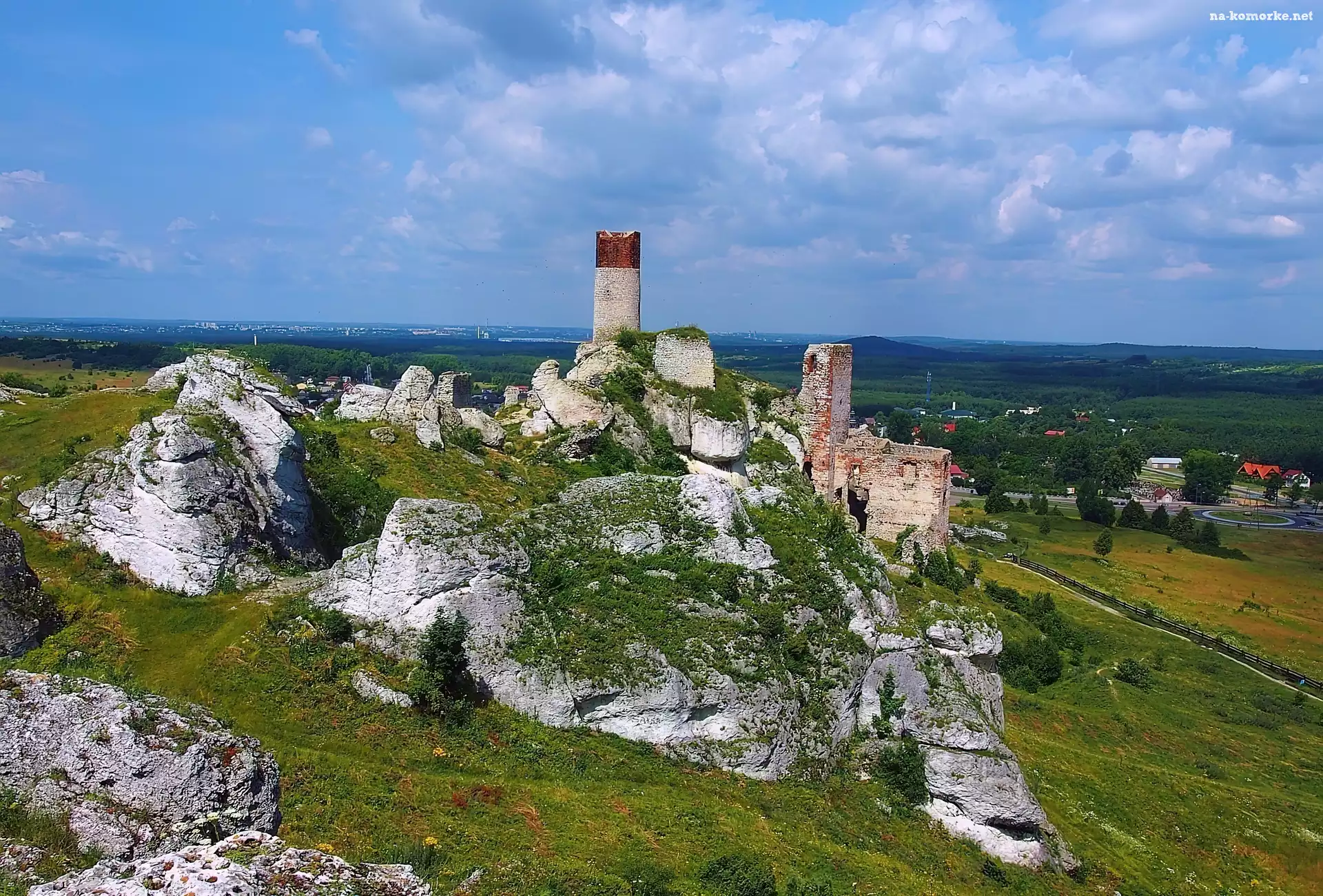 Skały, Miasta, Ruiny, Panorama