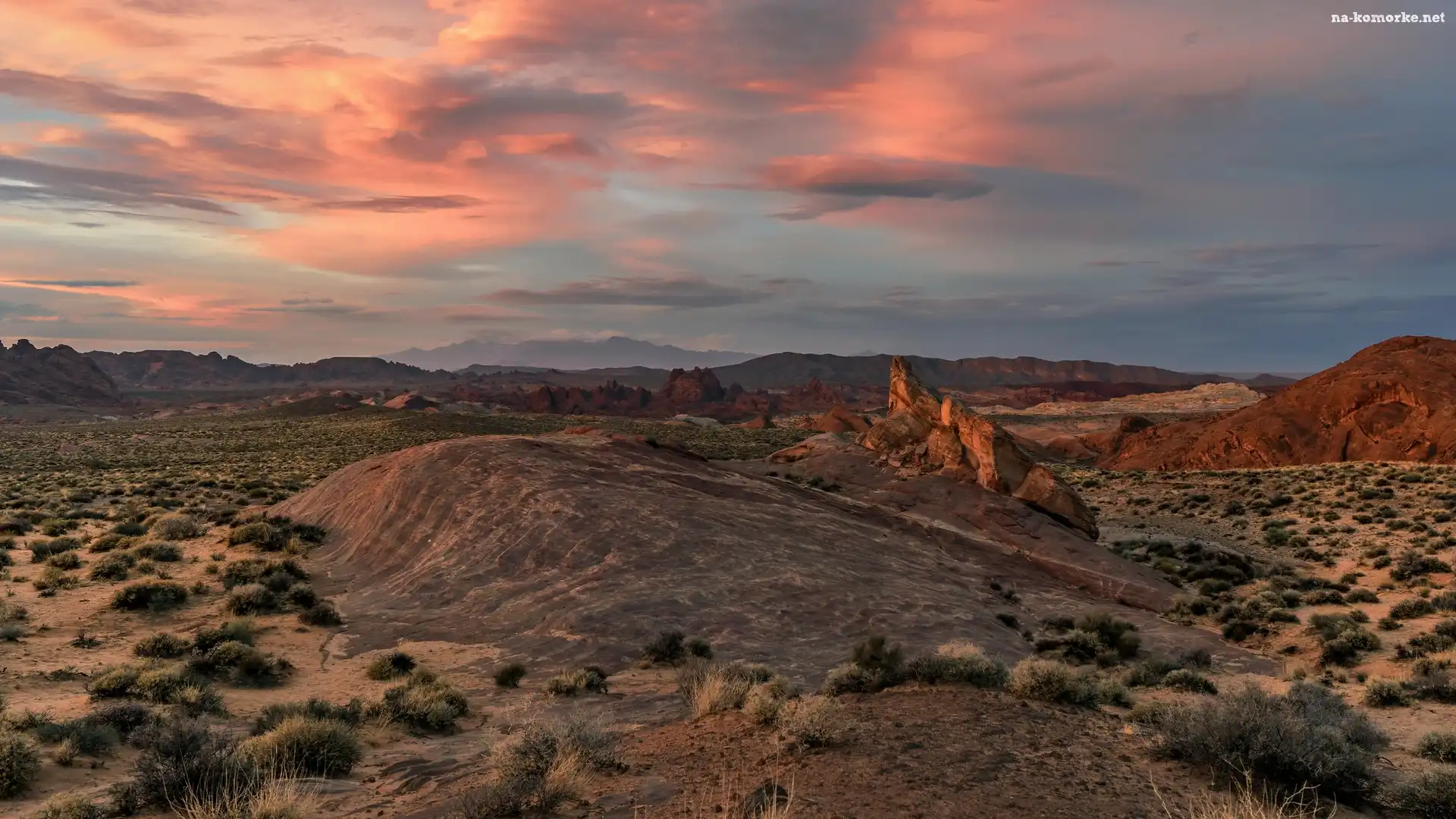 Stany Zjednoczone, Skały, Park stanowy Valley of Fire, Dolina Ognia, Nevada