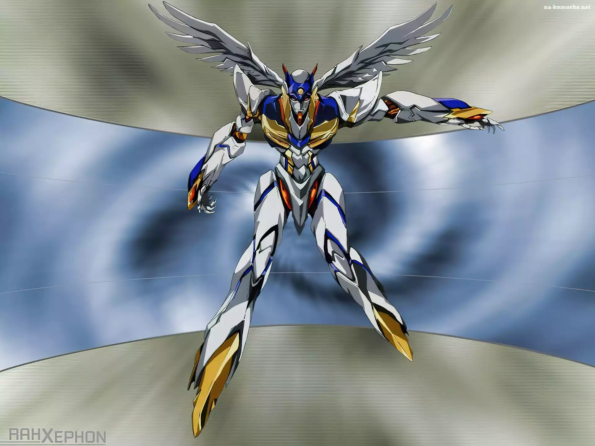 Rahxephon, skrzydła, facet