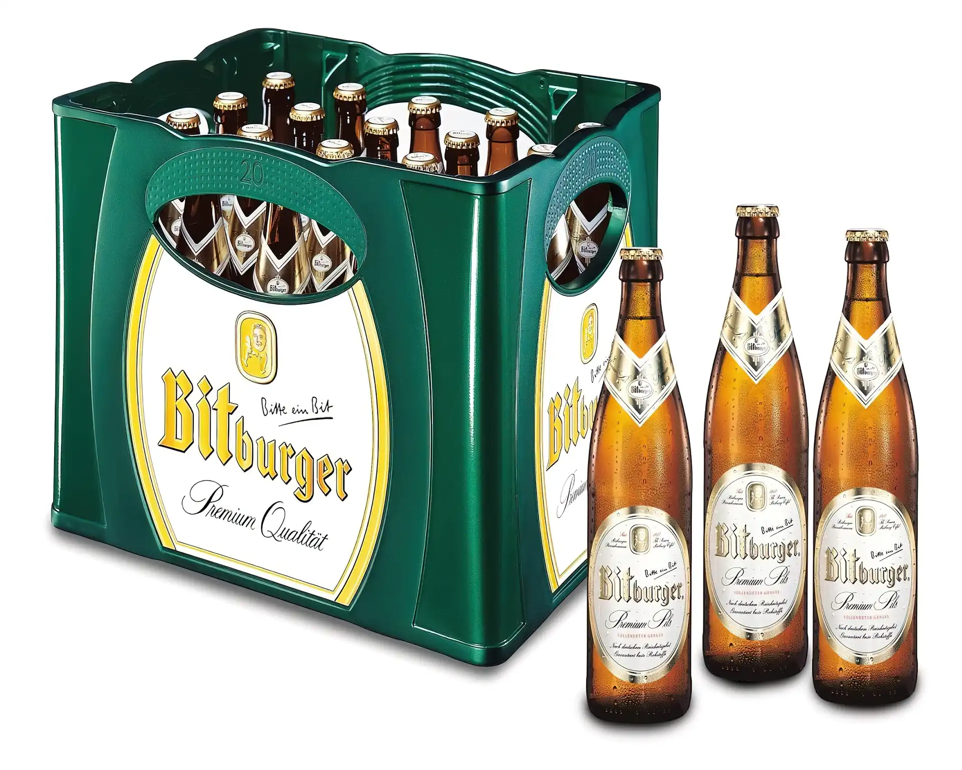 Skrzynka, Butelki, Piwa, Bitburger