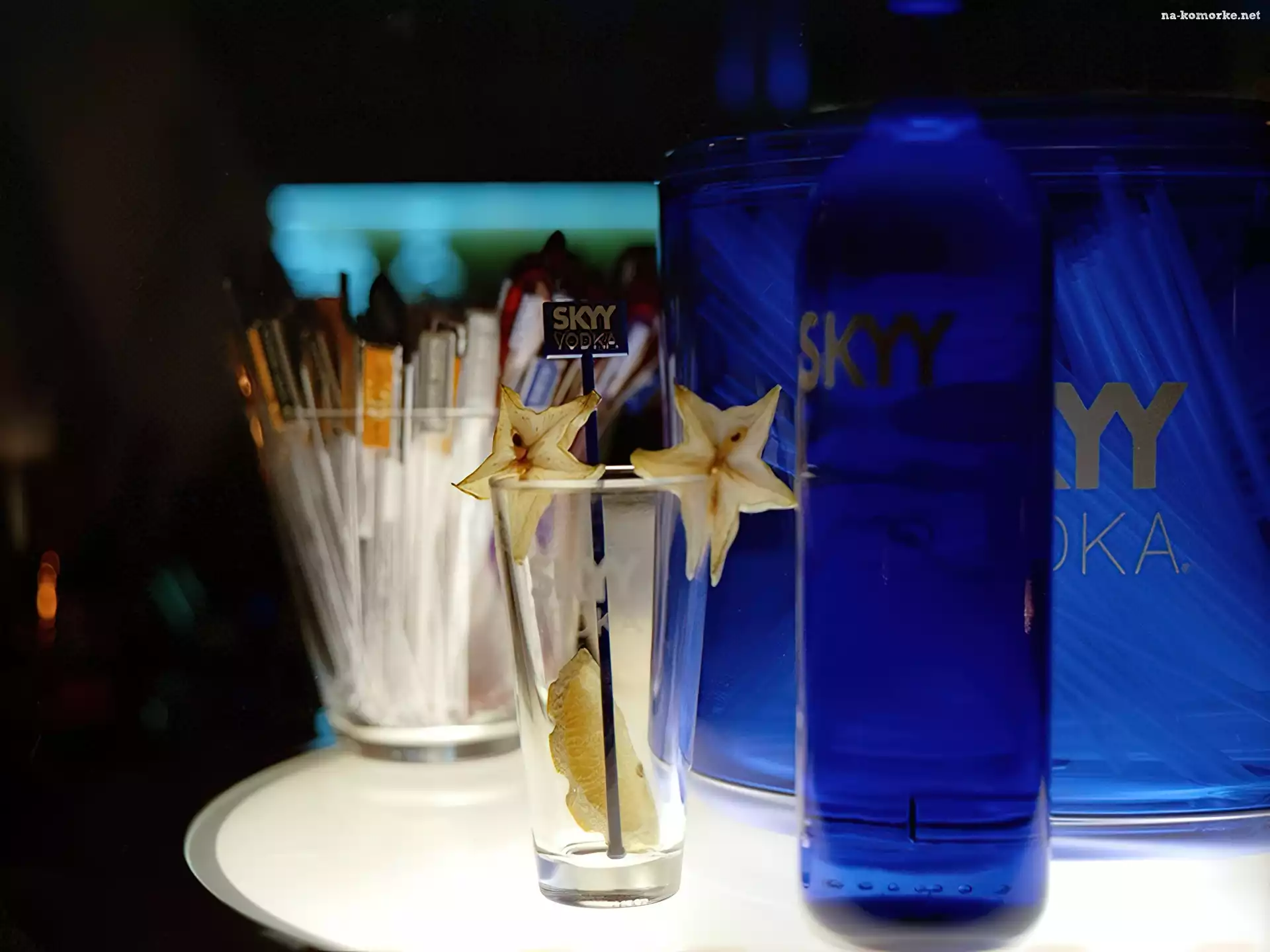 Vodka, szklanka, Skyy