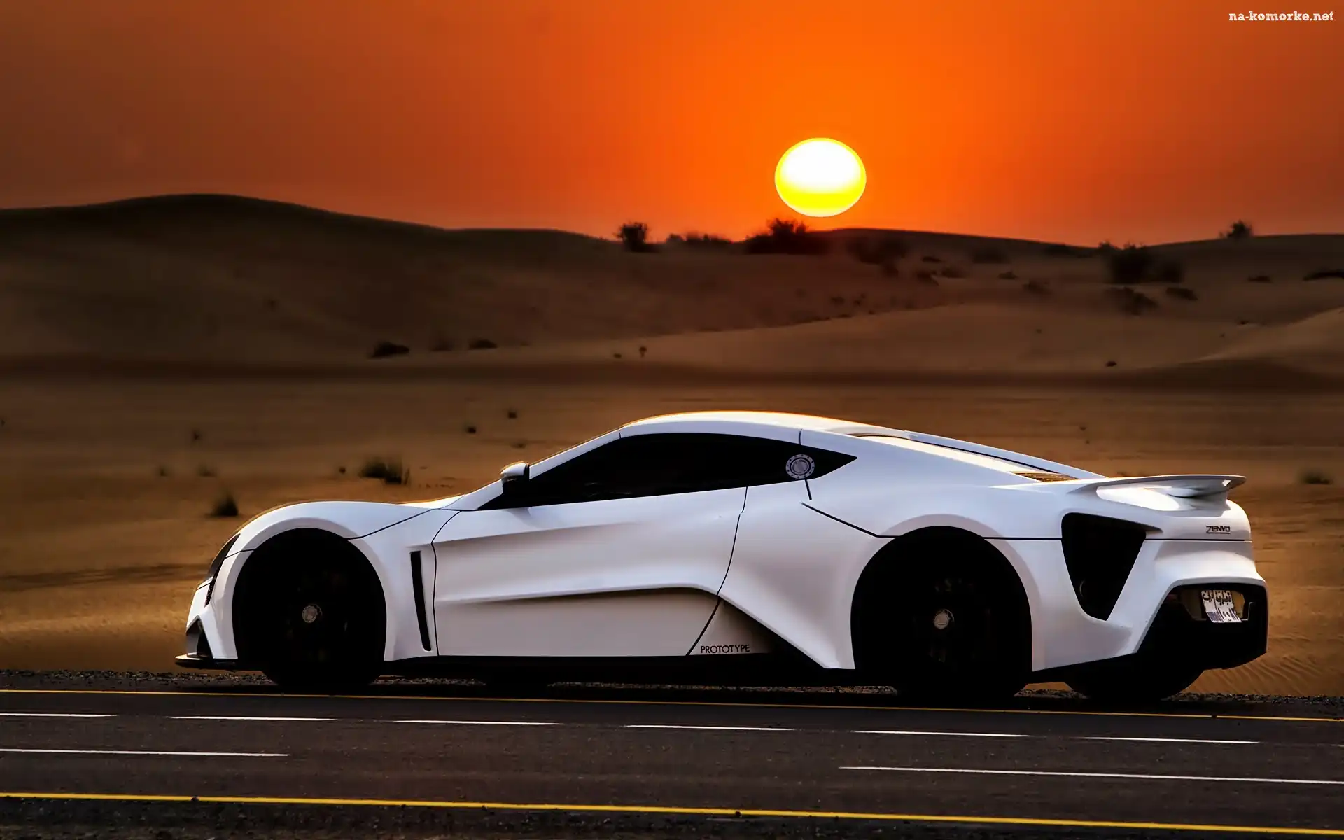 Słońca, Zenvo 1, Prototyp, Droga, Zachód