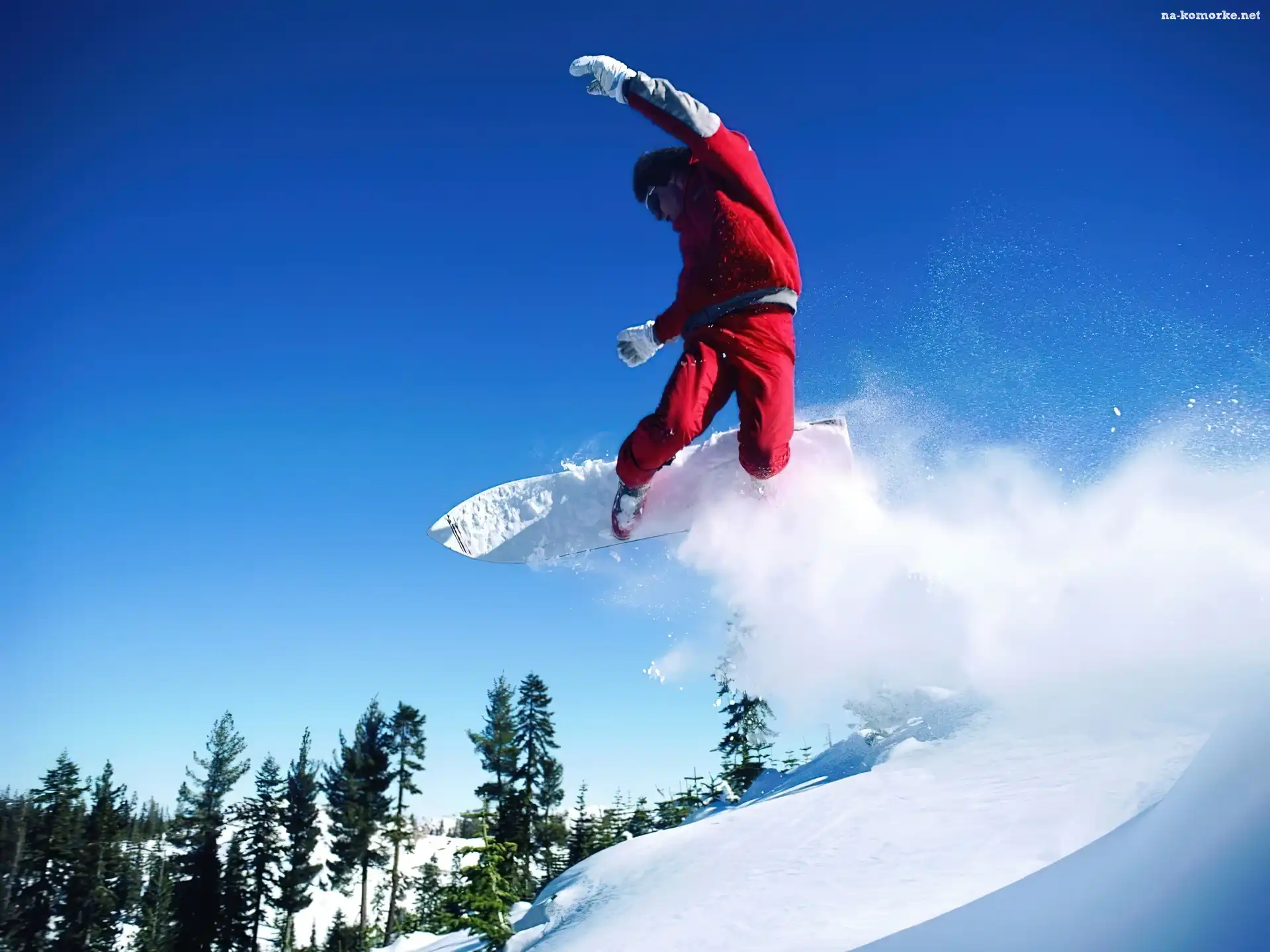 Snowbording, zima, deska , śnieg