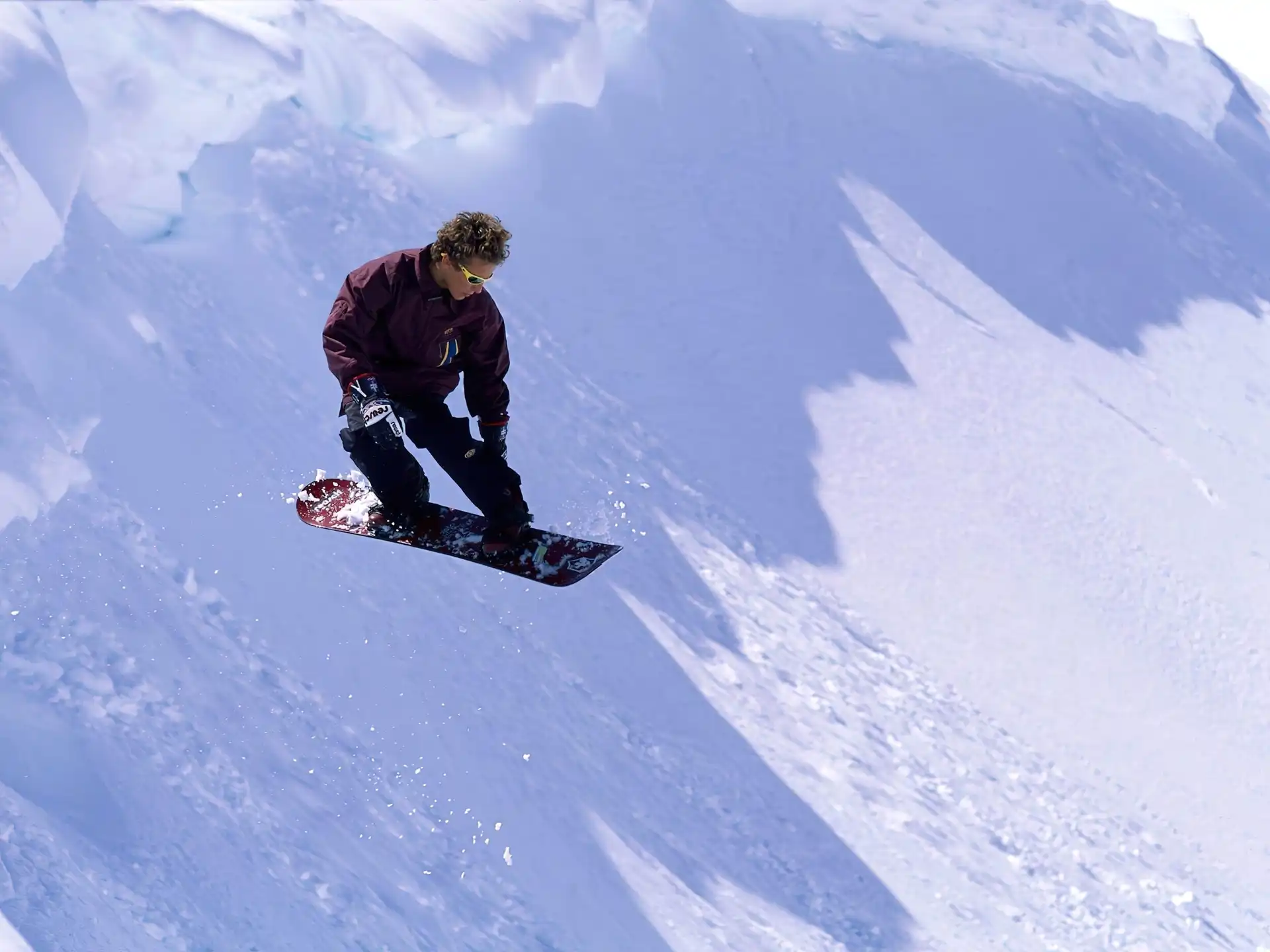 Snowbording, zima, deska , śnieg