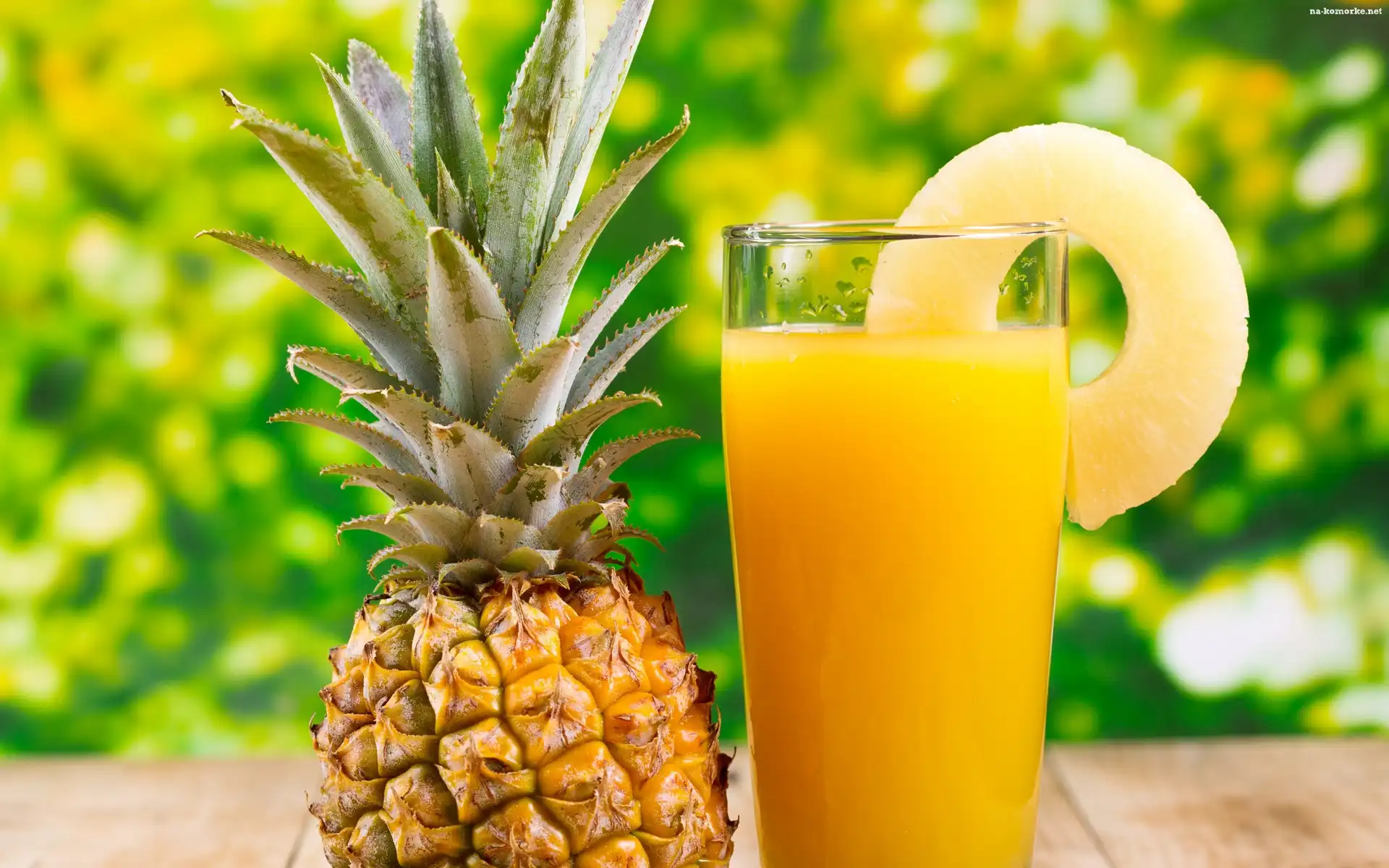 Ananas, Sok, Szklanka