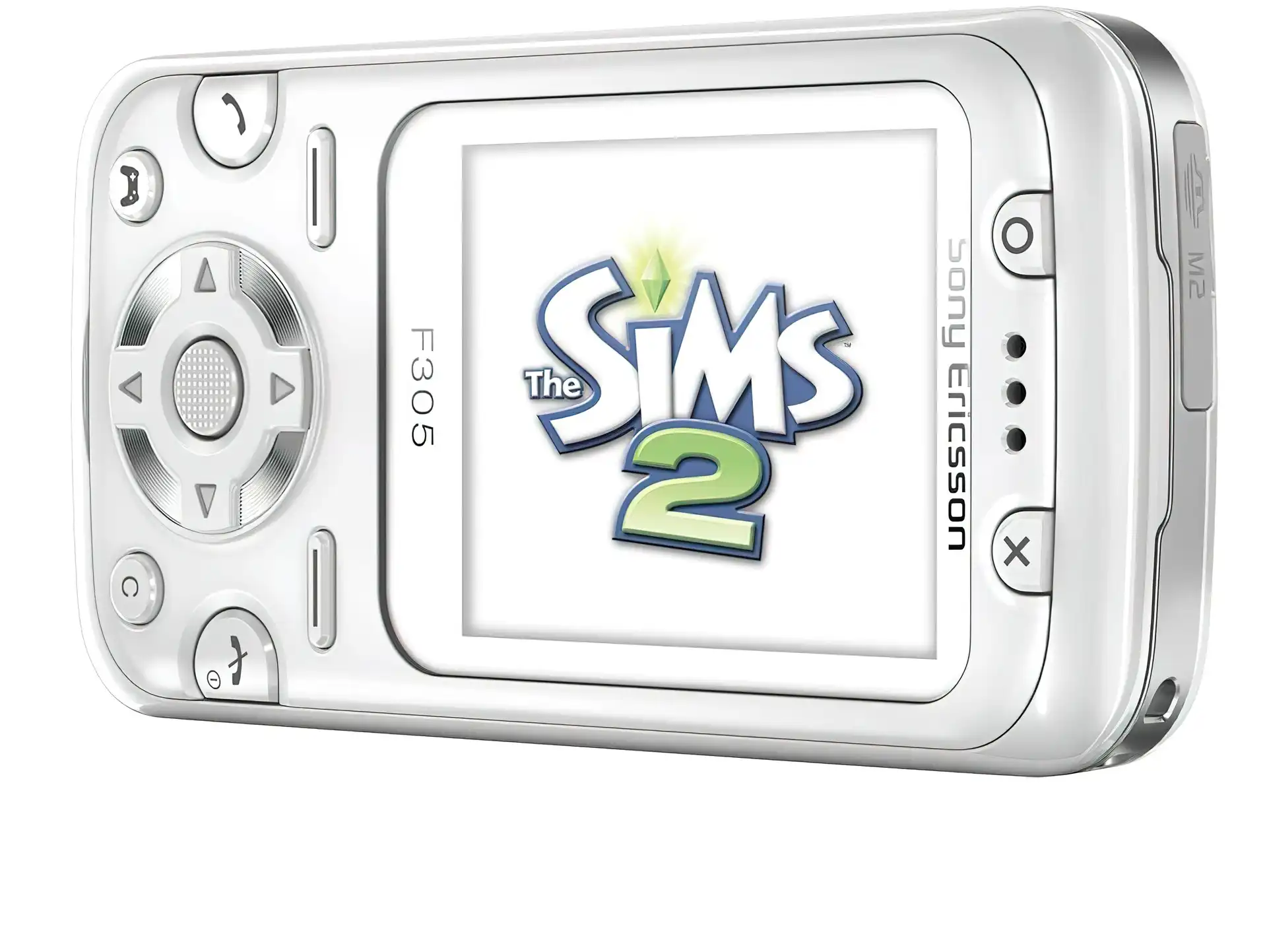 Biały, Sony Ericsson F305, The Sims 2