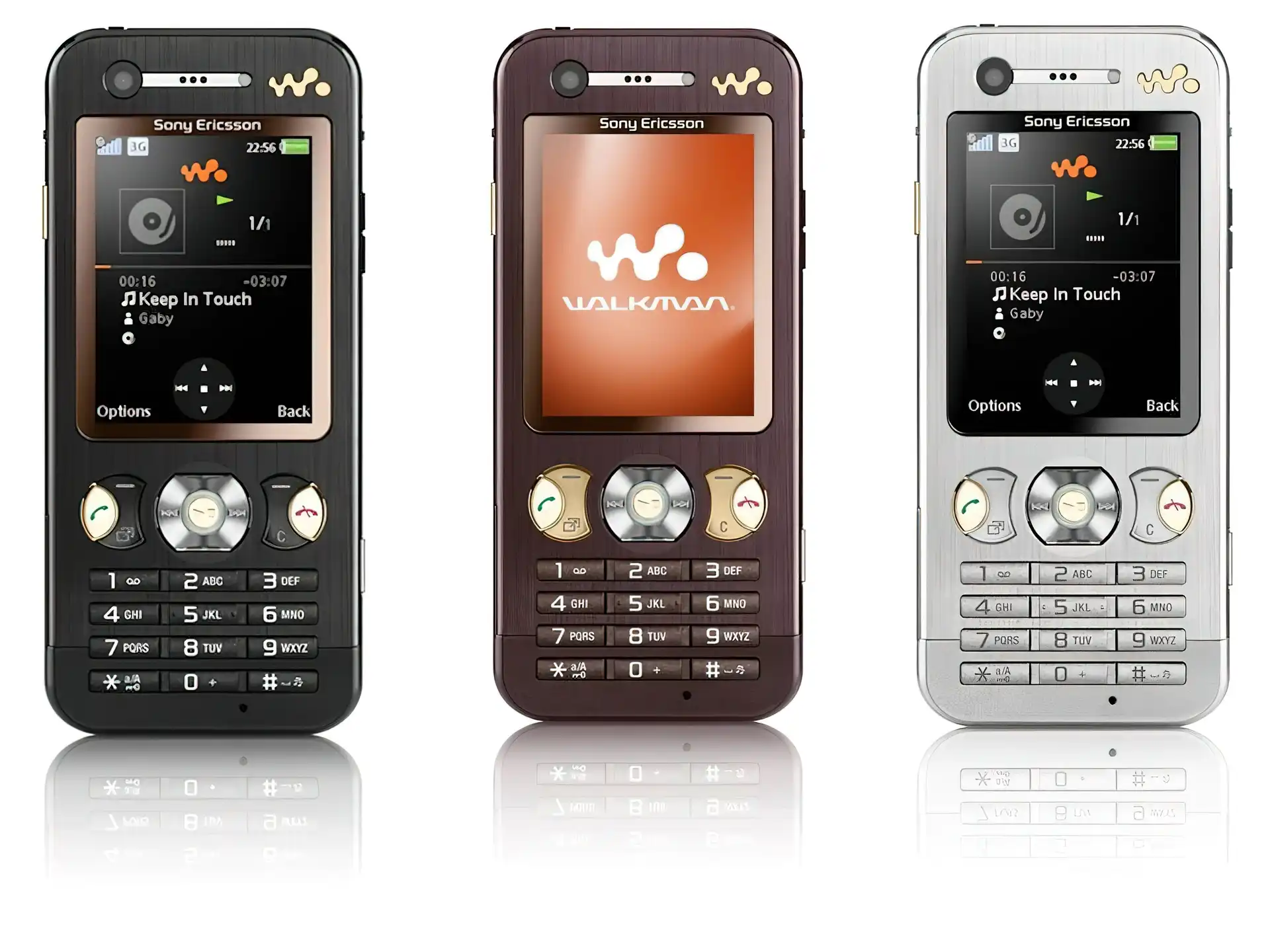 Sony Ericsson W880i, Srebrny, Czarny, BrÄ…zowy