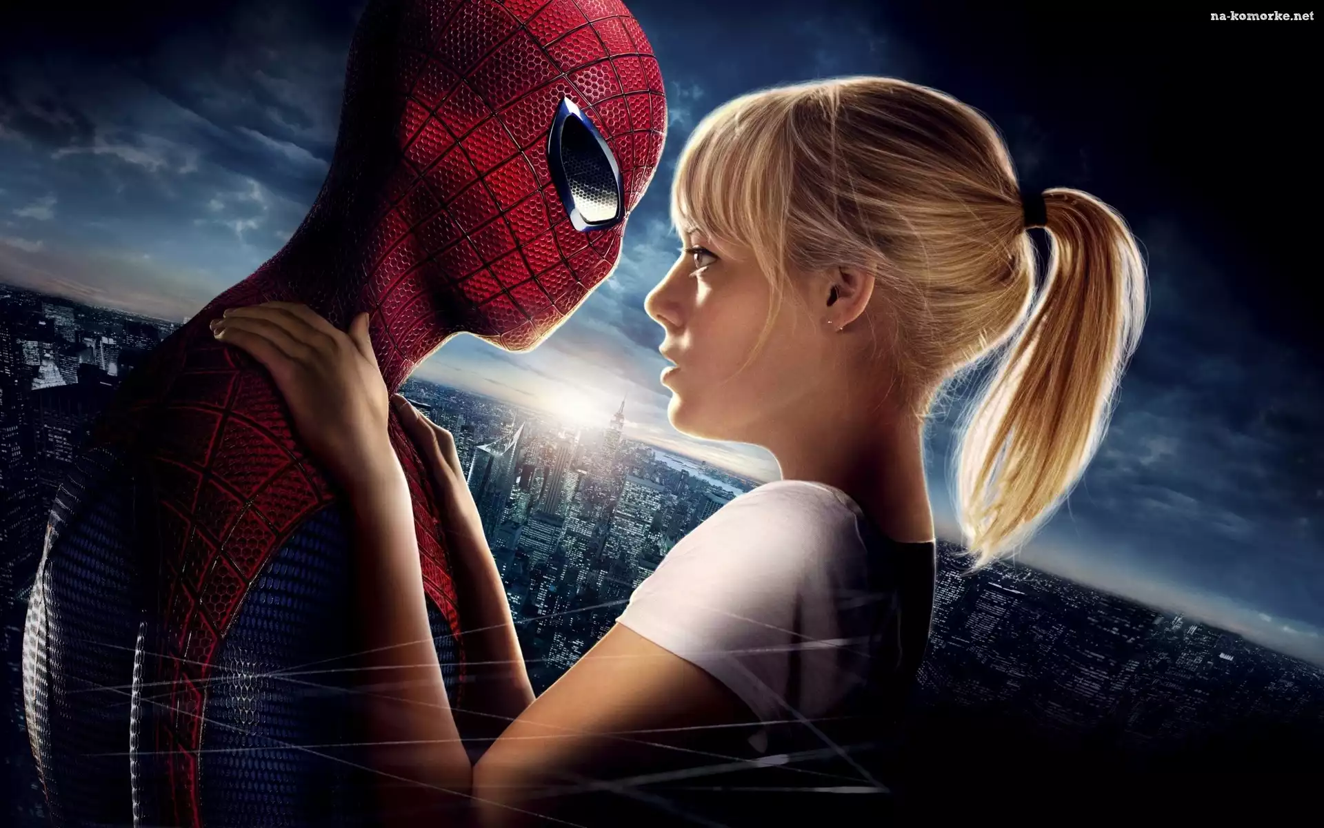 Spidermen, Noc, Kobieta, Miasto