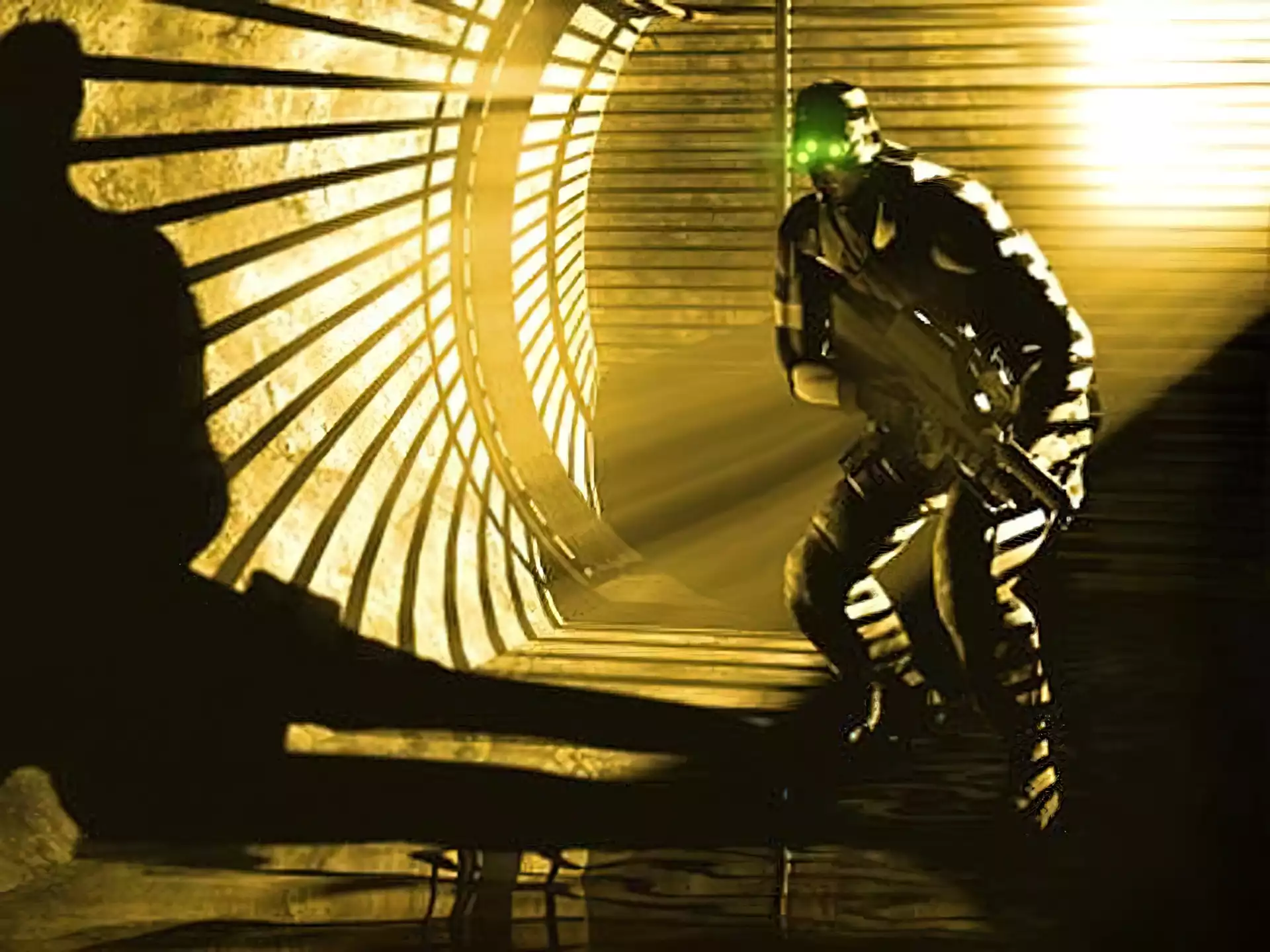 Splinter Cell, światło, broń, mężczyzna