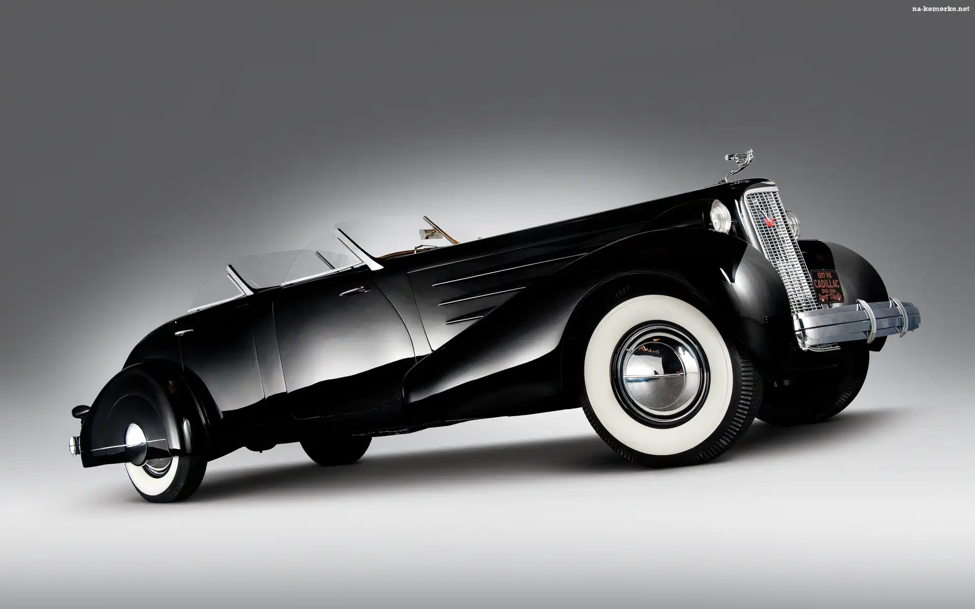 Phaeton by roxa, Cadillac, V16, Series 90, Dual cowl. Sport