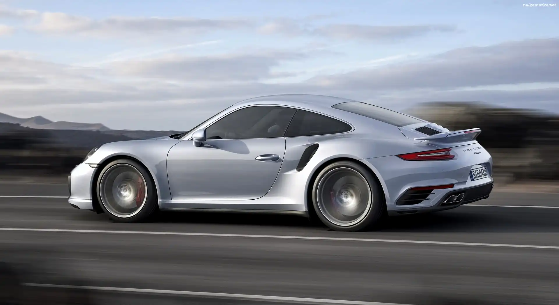 Srebrne, Turbo, Porsche, 911