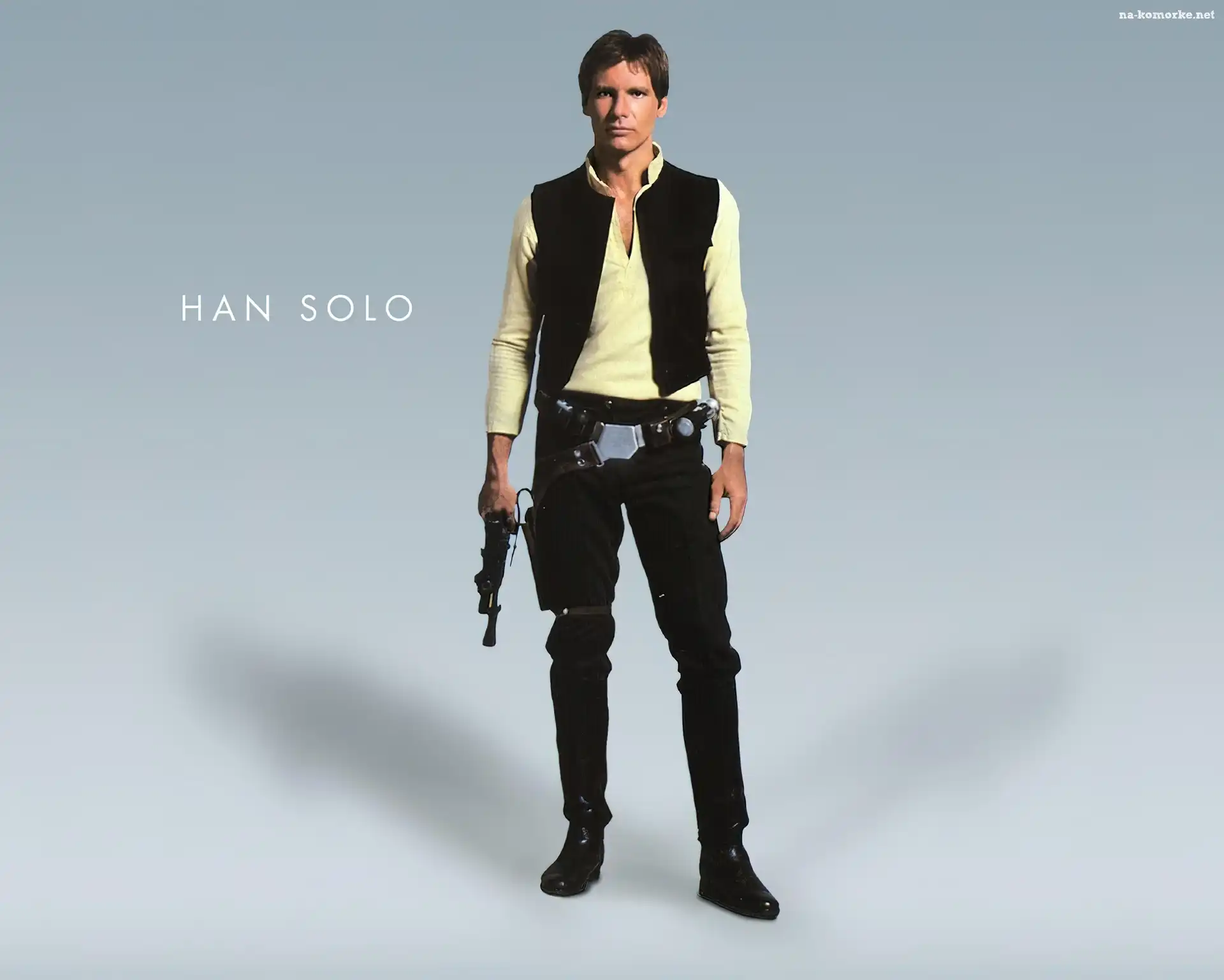 Star Wars, uzbrojony, Harrison Ford, stoi
