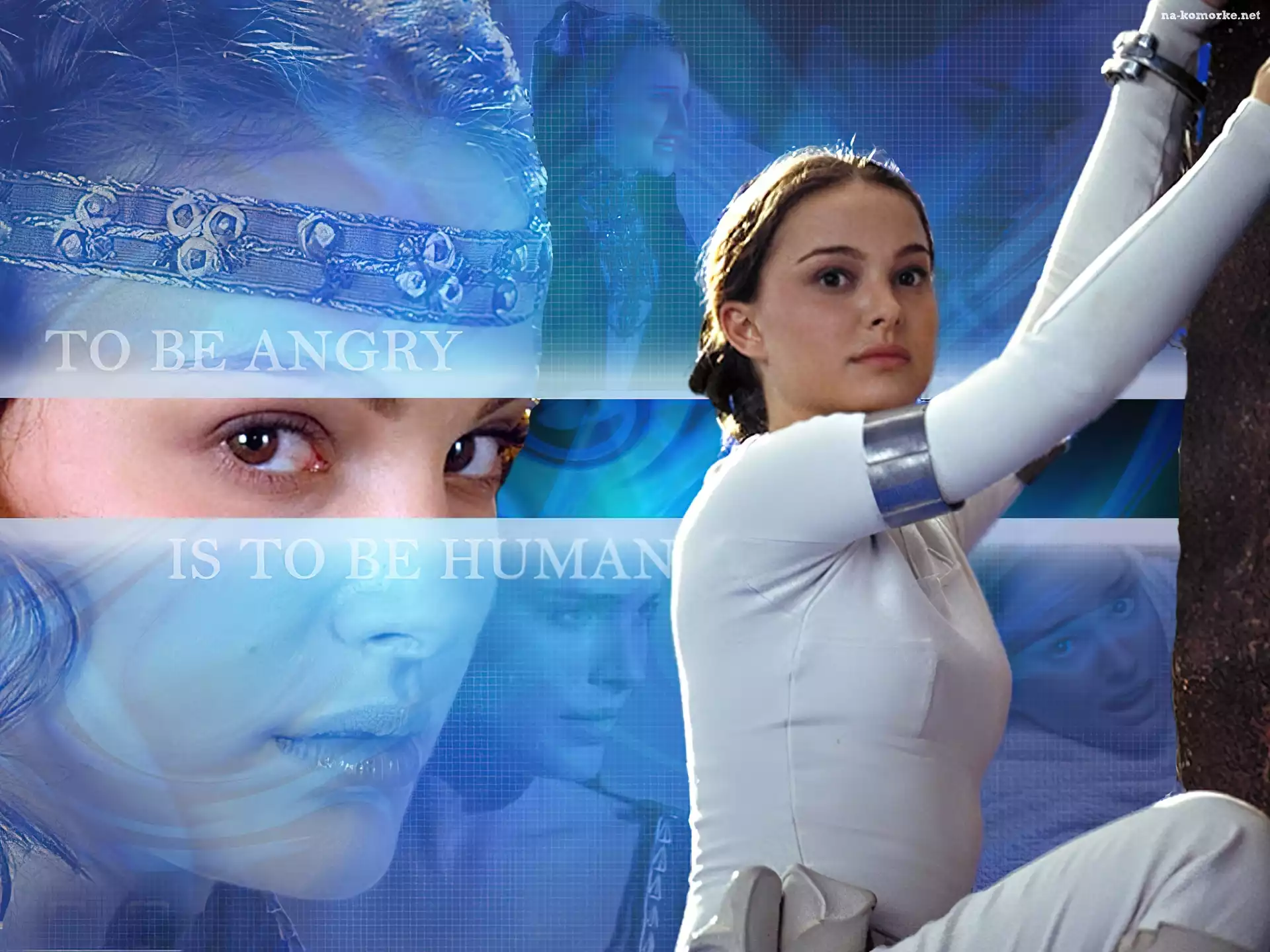Kajdanki, Natalie Portman, Star Wars, Kobieta, Twarz