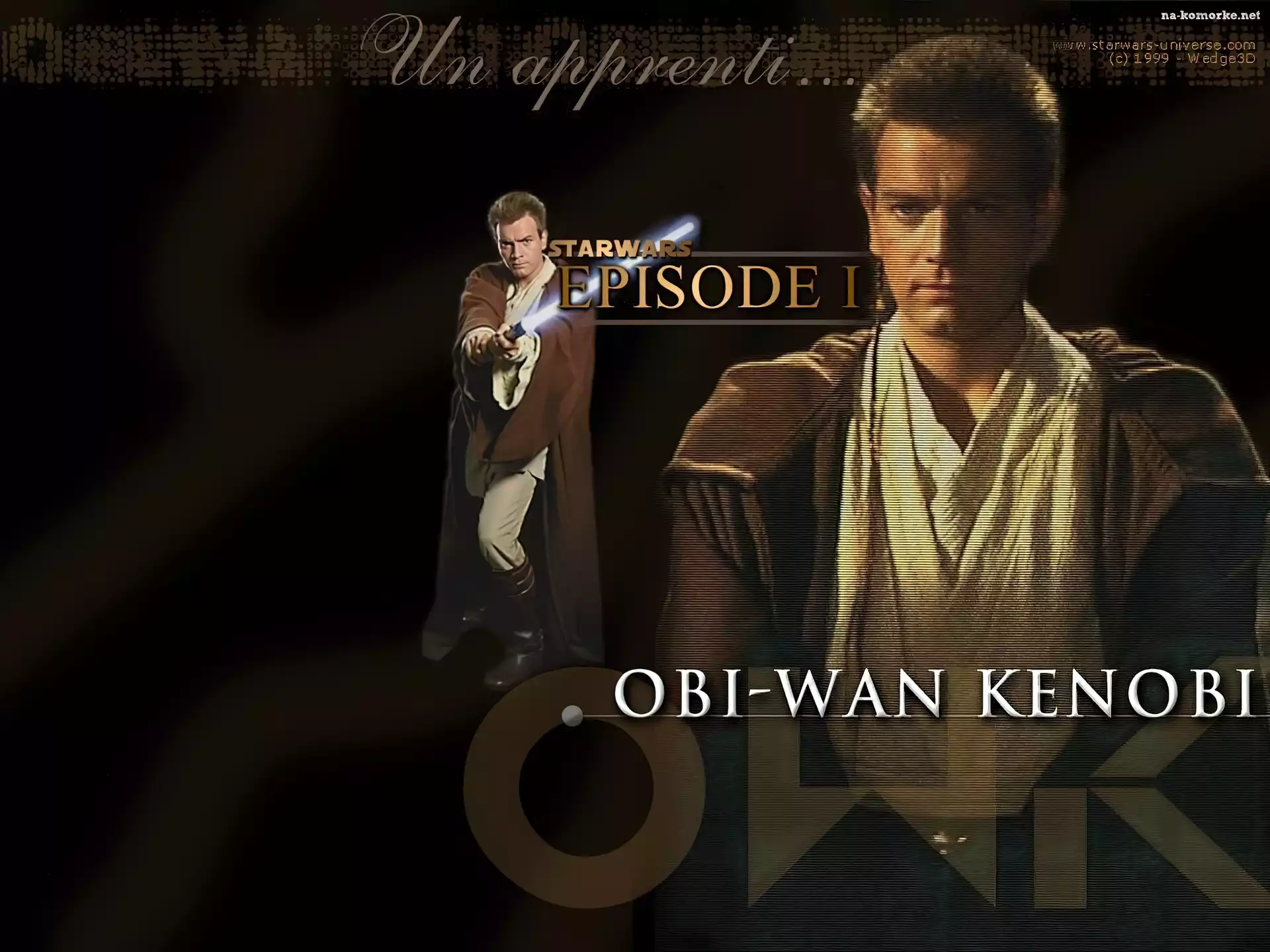 szata, napis, Star Wars, Ewan McGregor