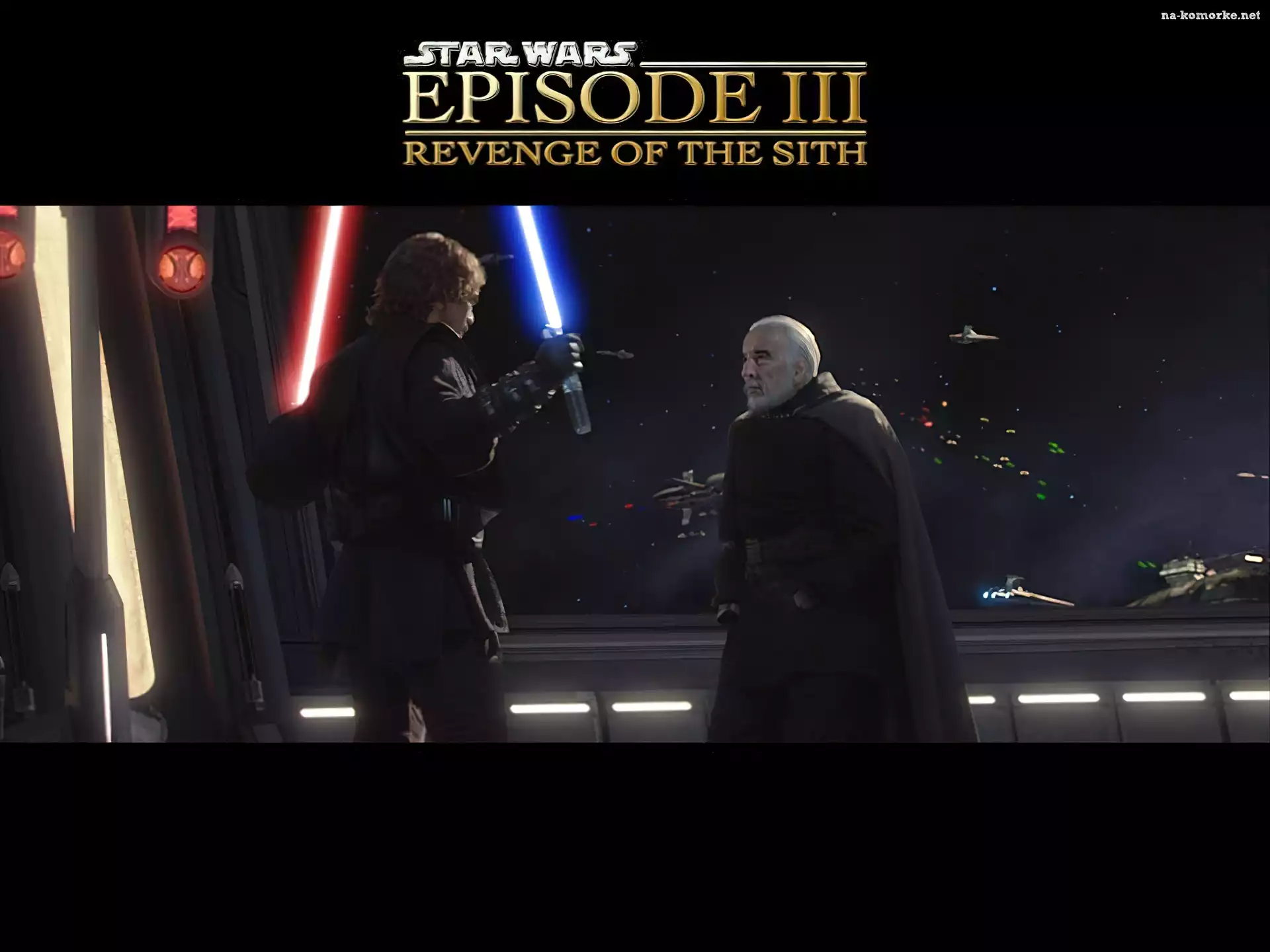 Star Wars, lasery, okno, starzec