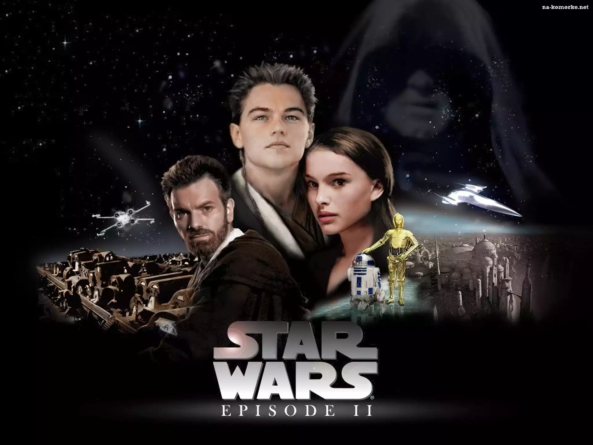 Star Wars, miasto, gwiazdy, Leonardo DiCaprio, postacie