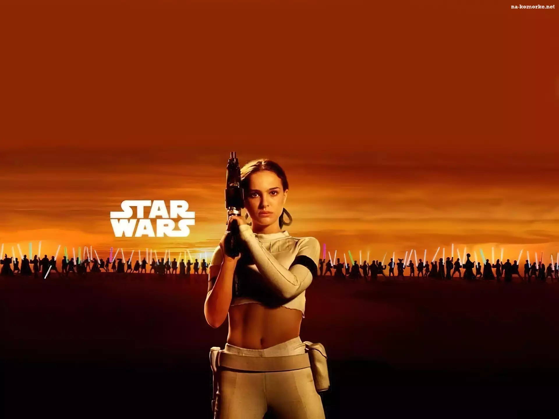 zachód, Star Wars, Natalie Portman, brzuch, armia