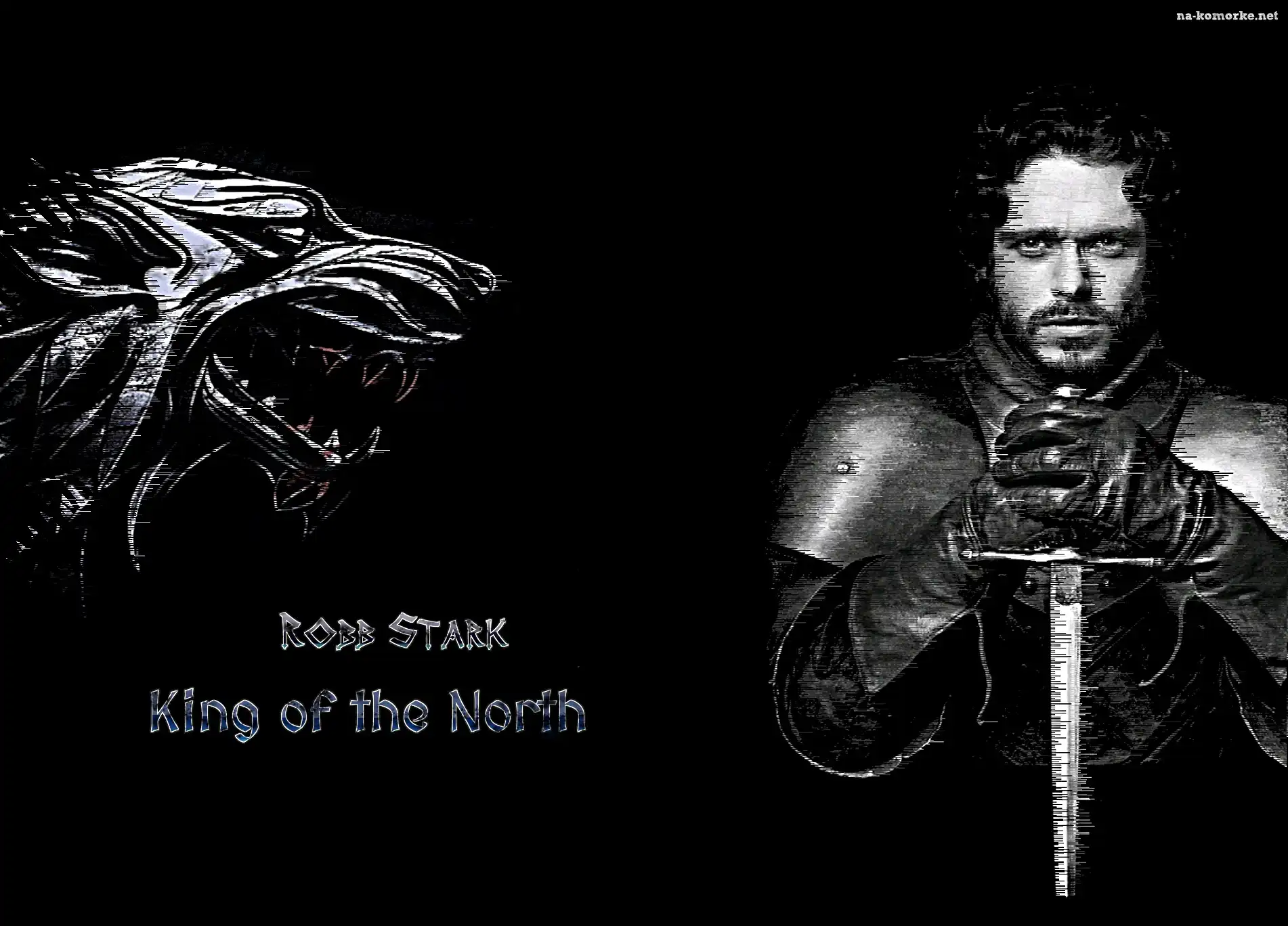 Gra o tron, Wilk, Game of Thrones, Robb Stark