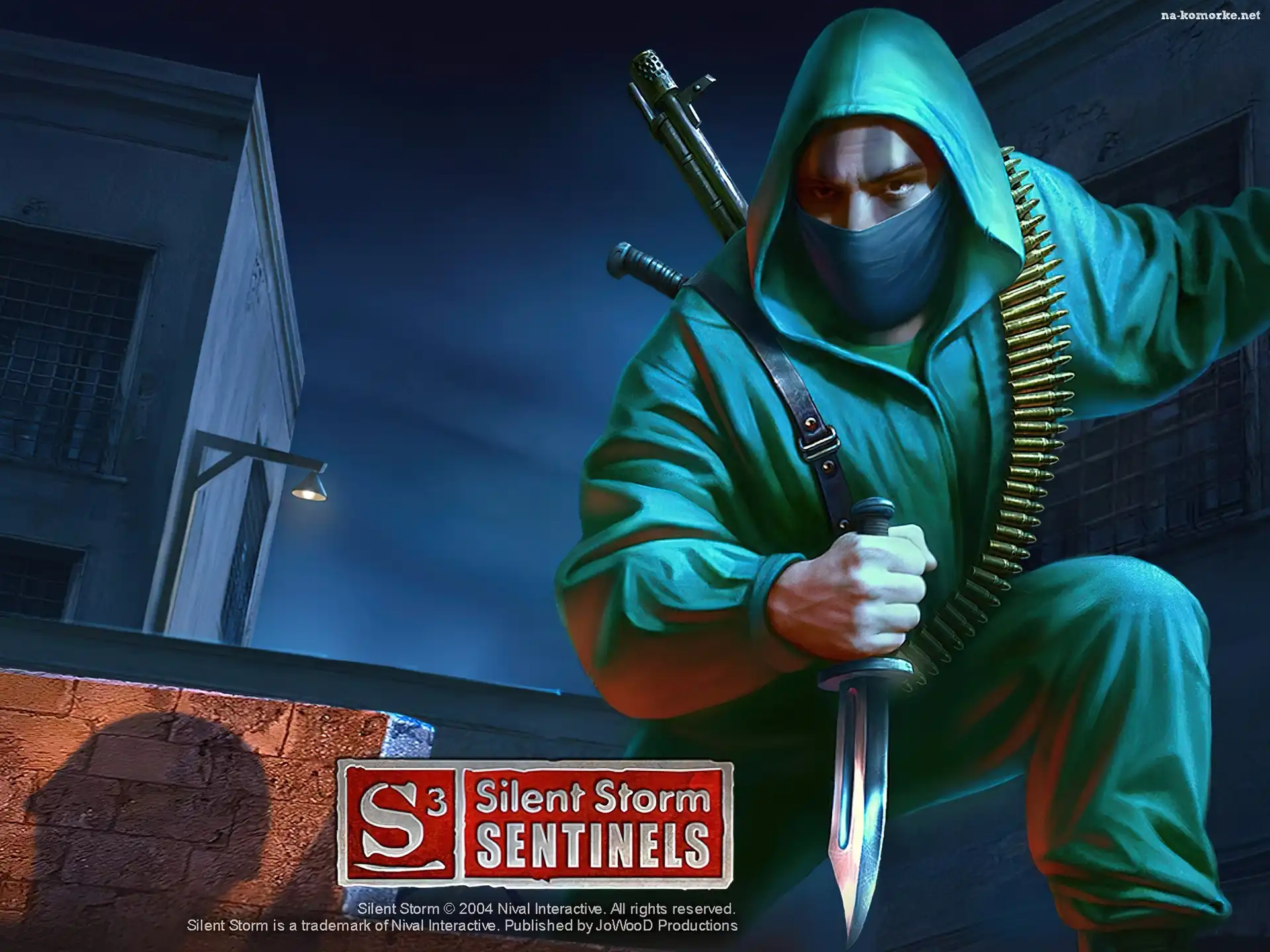 Silent Storm Sentinels, naboje, nóż, postać, mężczyzna