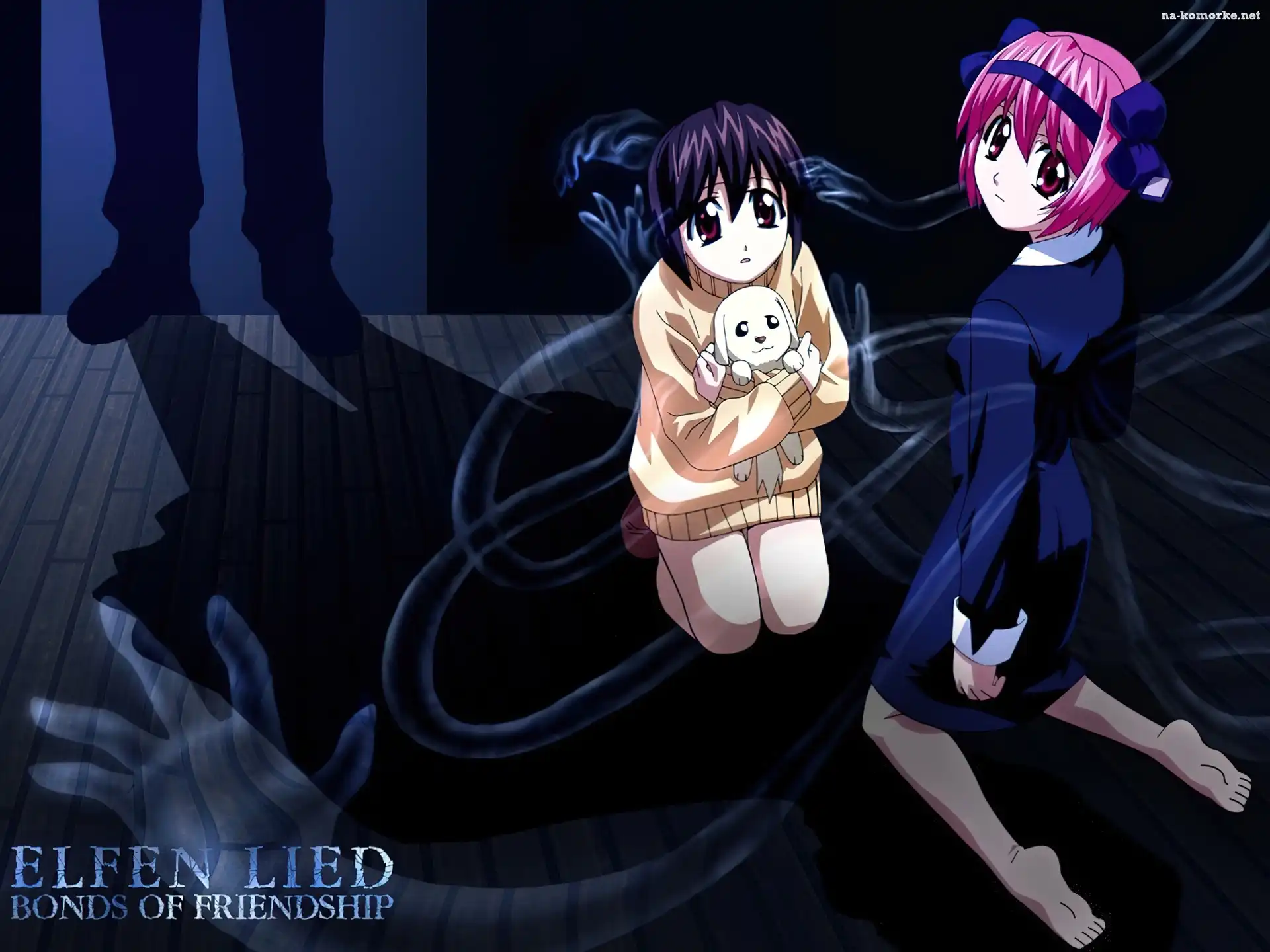 strach, Elfen Lied, dzieci, cień, ręka