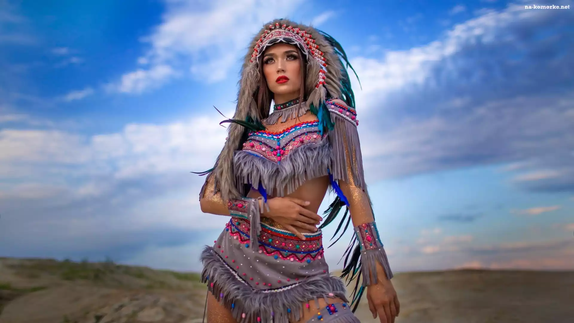 Kobieta, Strój, Indianka