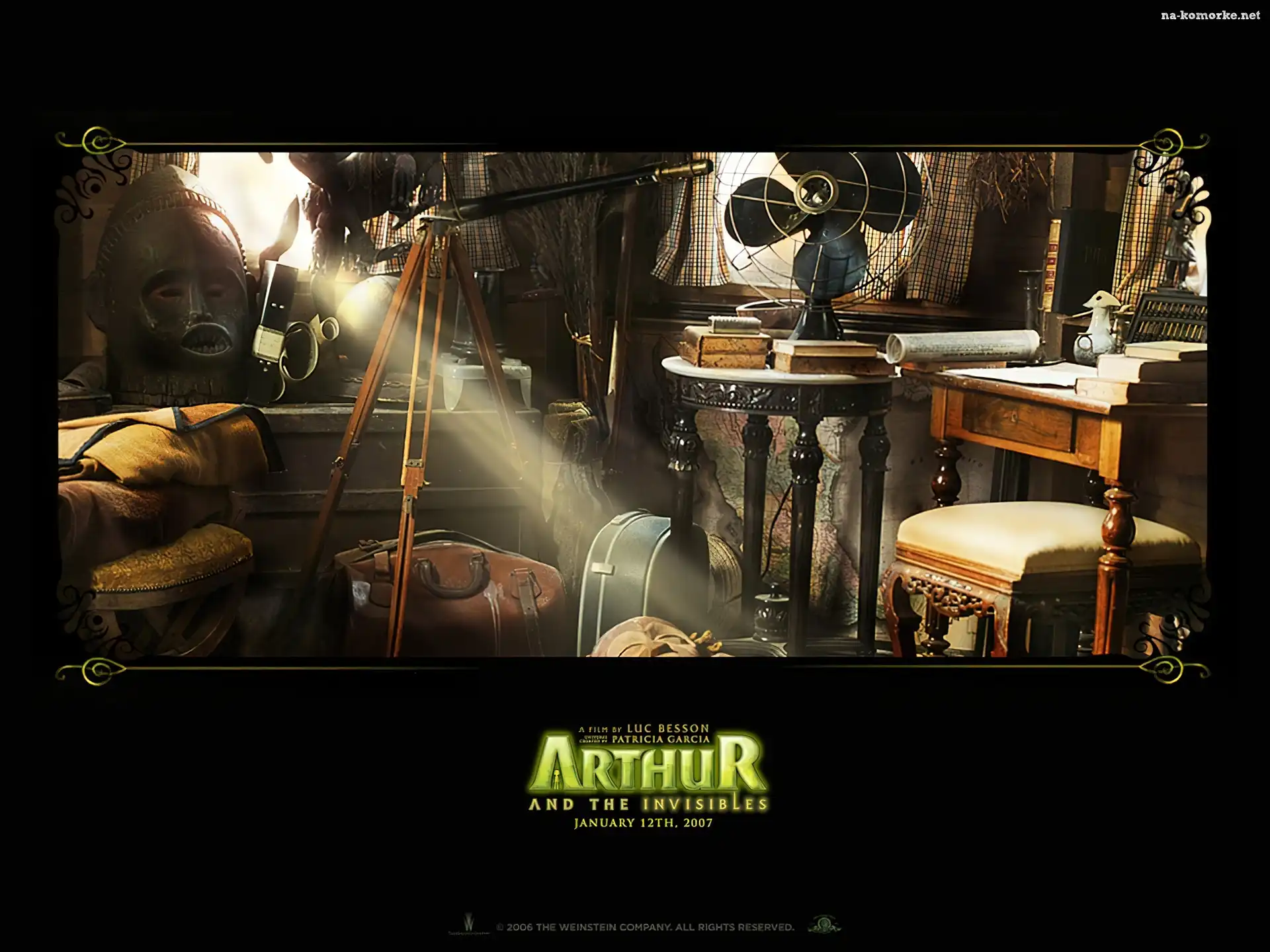 strych, Arthur and the Invisibles, graty, Artur i Minimki