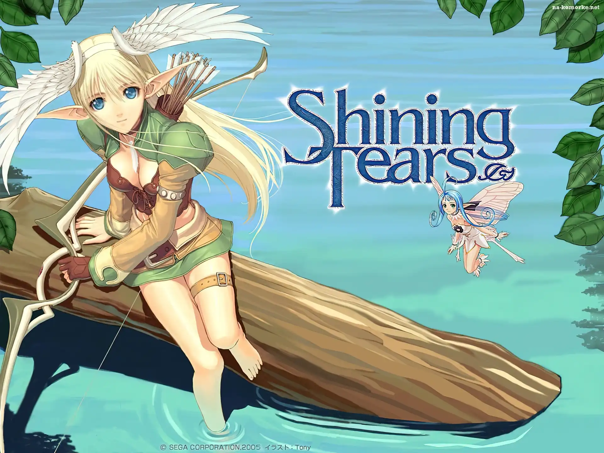 strzała, Shining Tears, postać, kobieta, elf